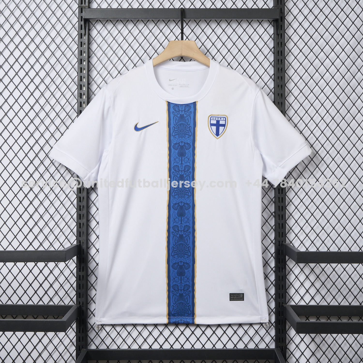 unitedfutballjersey-Finland 25-26 Home Jersey - Fans Version