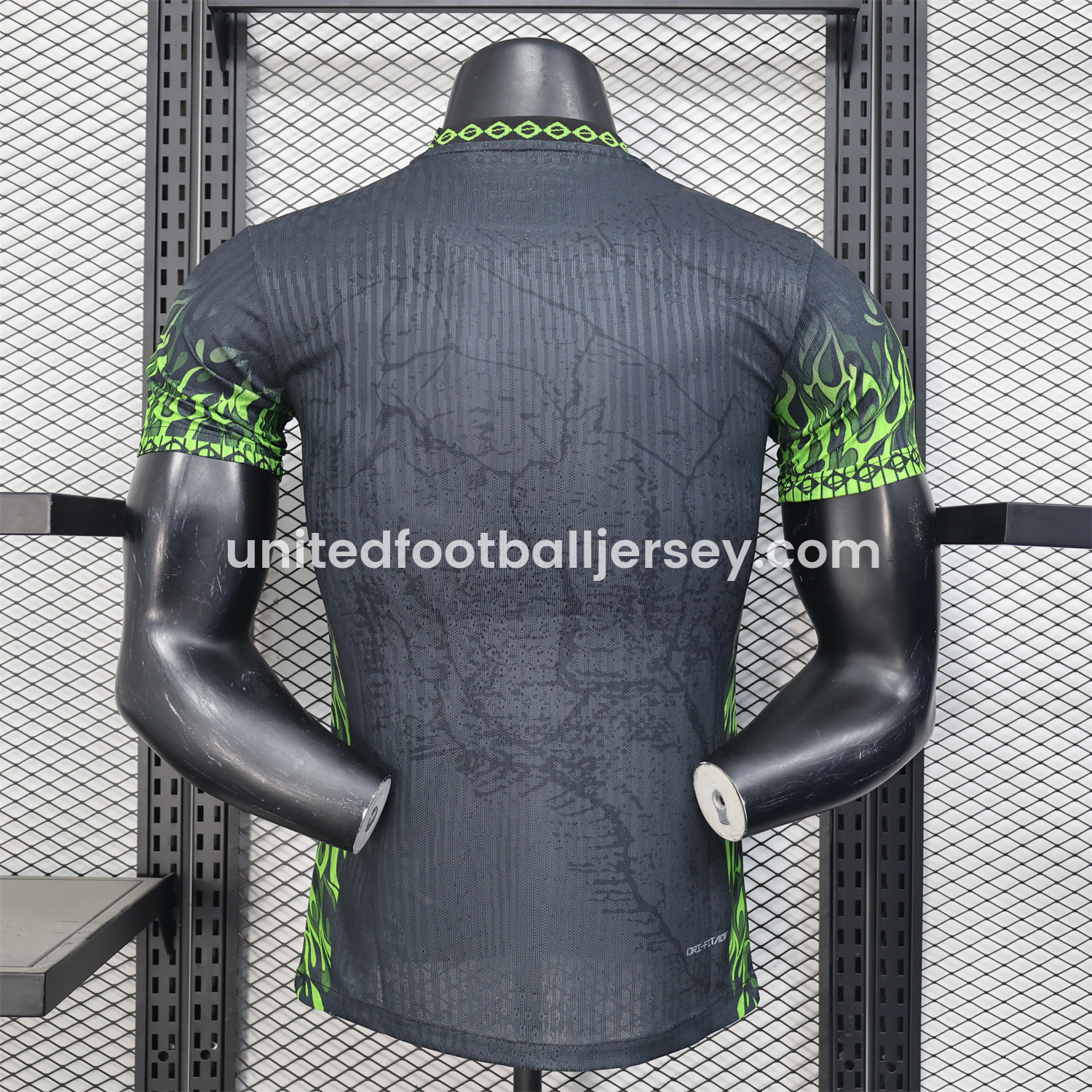 unitedfutballjersey-Brazil 2025 Green Fire Black Special Edition Jersey - Player Version
