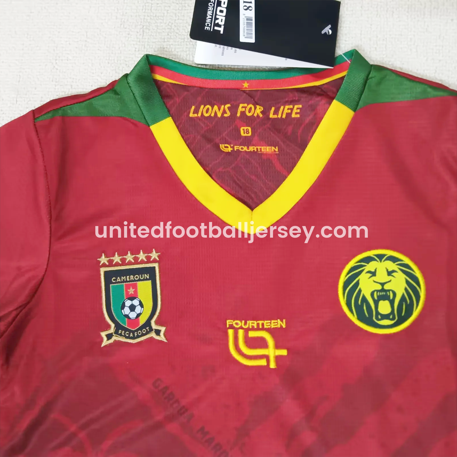 unitedfutballjersey-Cameroon 25-26 Away Kids Kit