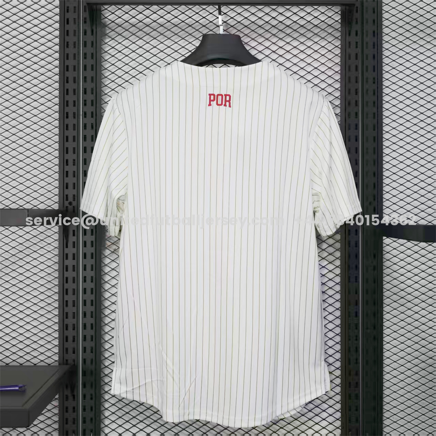 unitedfutballjersey-Portugal 2025-26 White Baseball Jersey