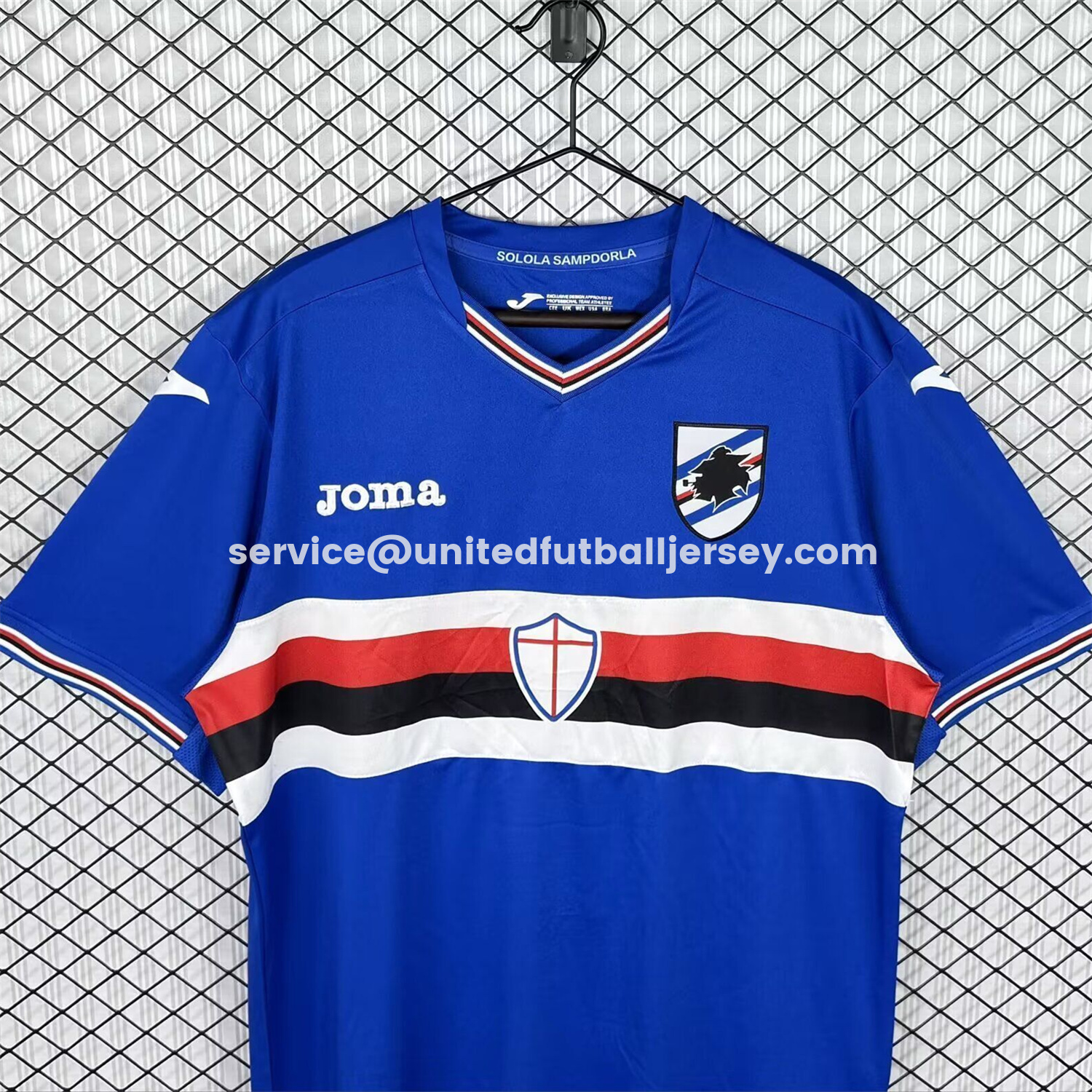unitedfutballjersey-Retro Sampdoria 2016-17 Home Jersey