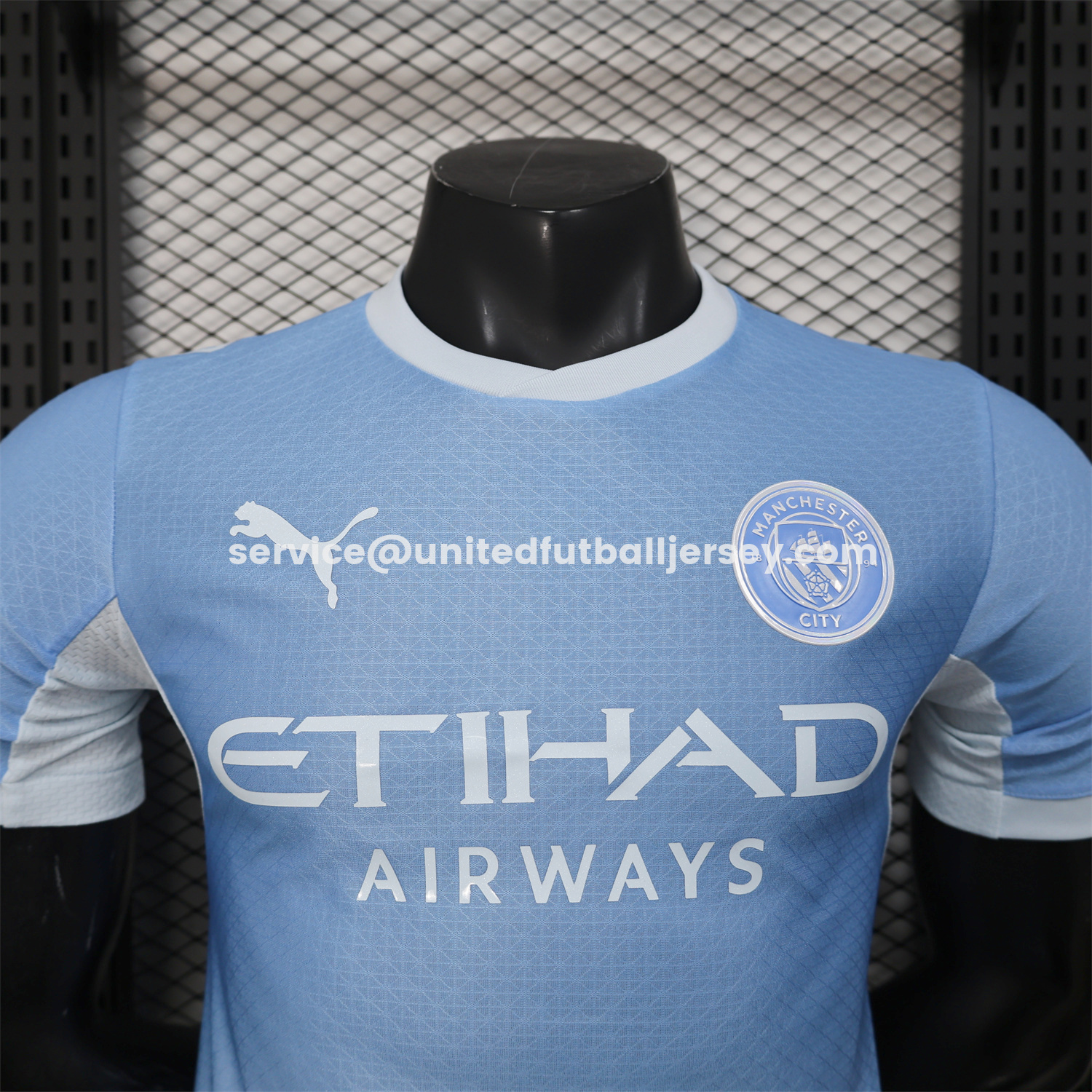 unitedfutballjersey-Manchester City 26-27 Home Jersey - Player Version