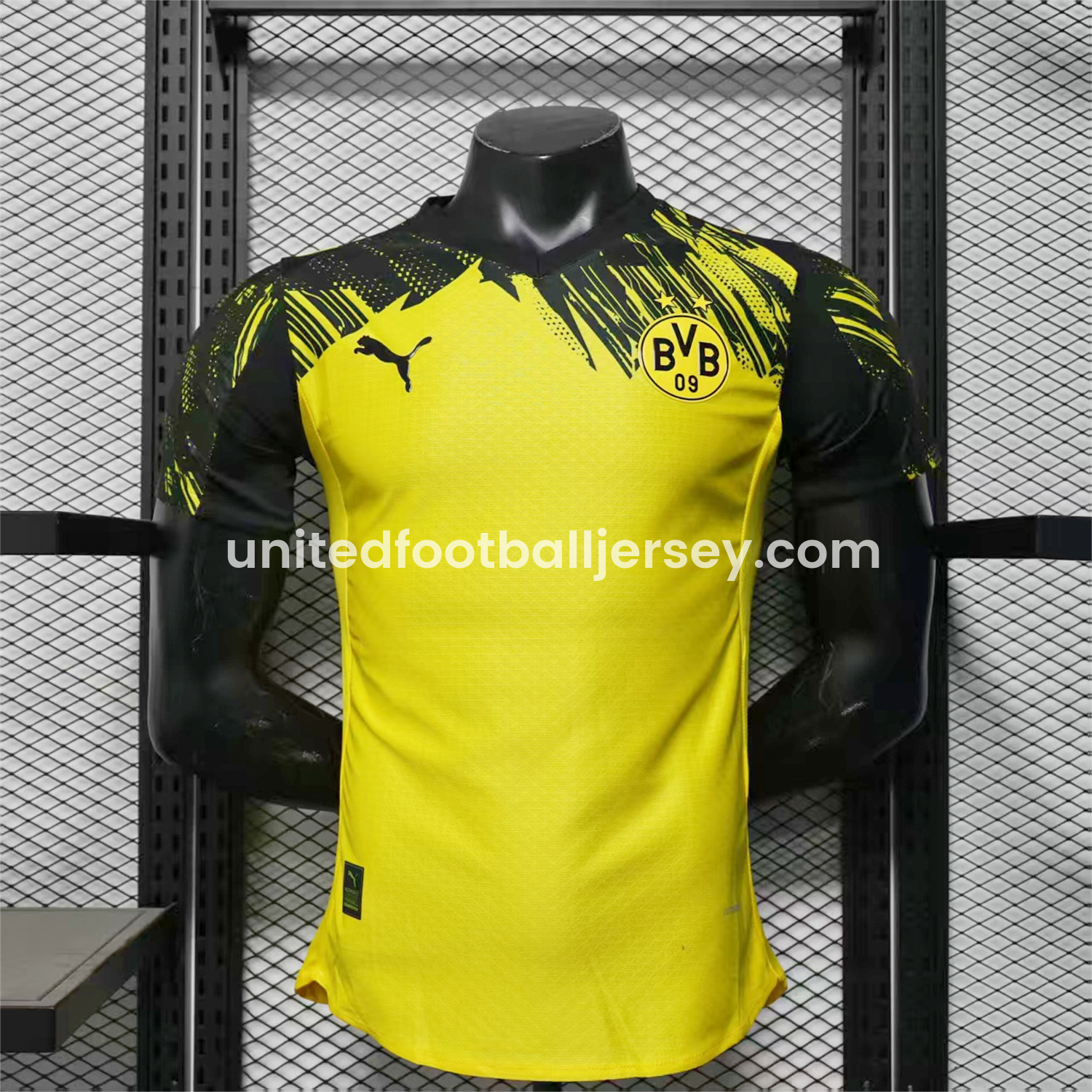 unitedfutballjersey-Dortmund 25-26 Home Unsponsored Jersey (Leaked Version) - Player Version