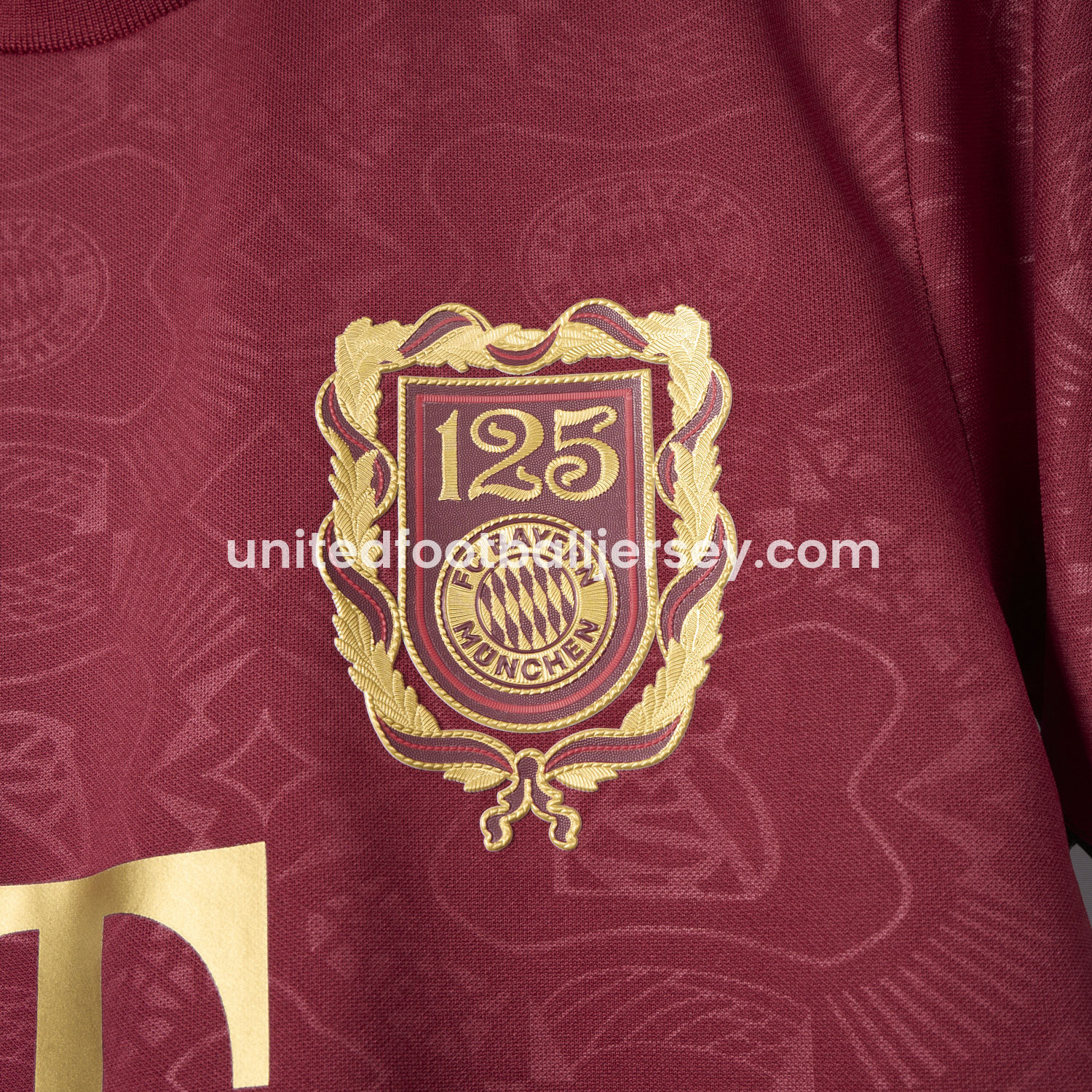 unitedfutballjersey-Bayern Munich 2025 125th Anniversary Kids Kit