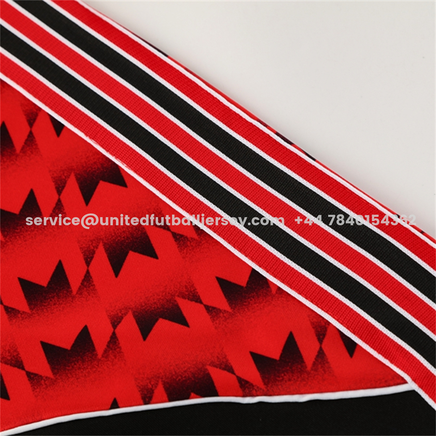 unitedfutballjersey-Manchester United 25-26 Bring Back 1991 Jacket Training Tracksuit - Black and Red