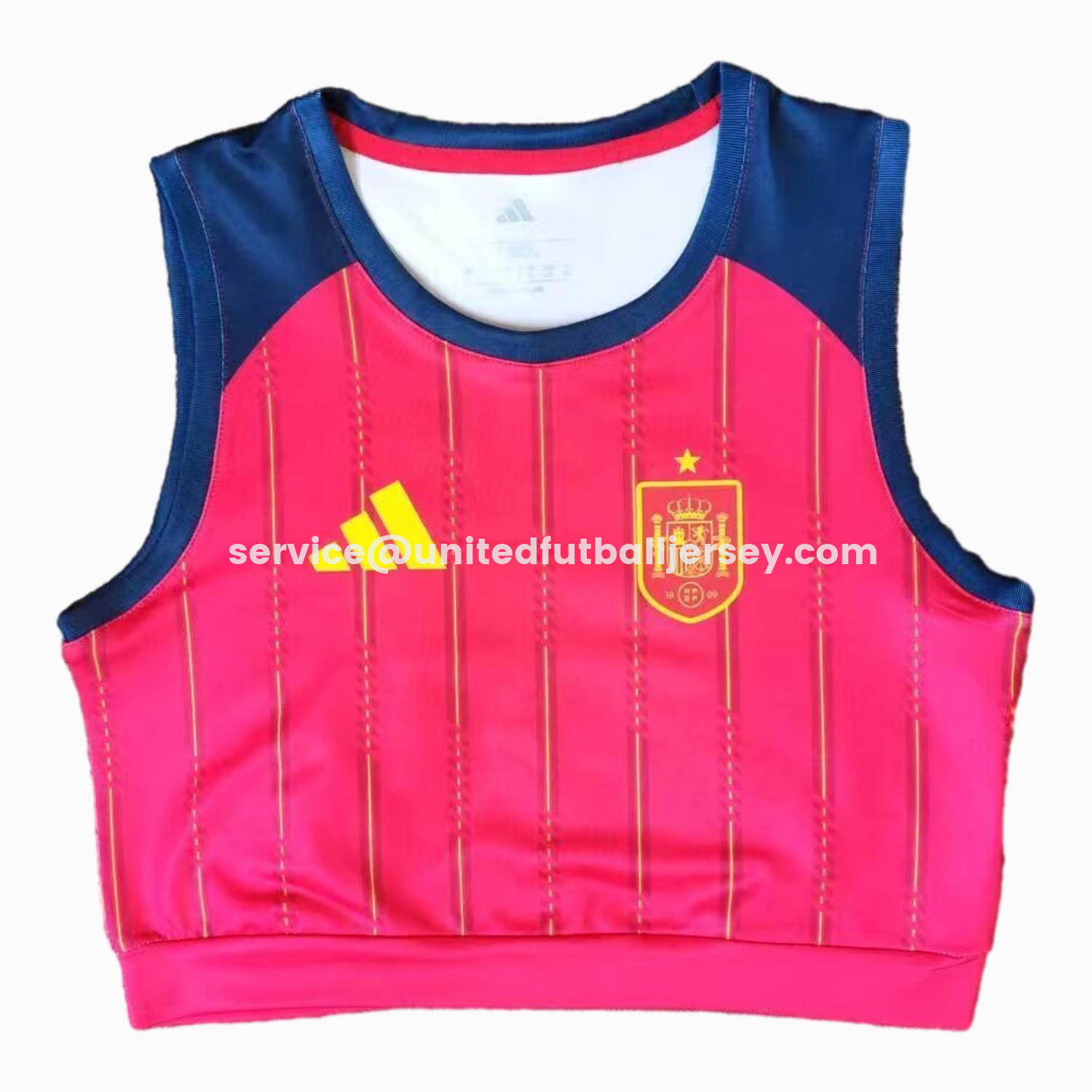 unitedfutballjersey-Women's Spain 2026 Home Yoga Vest