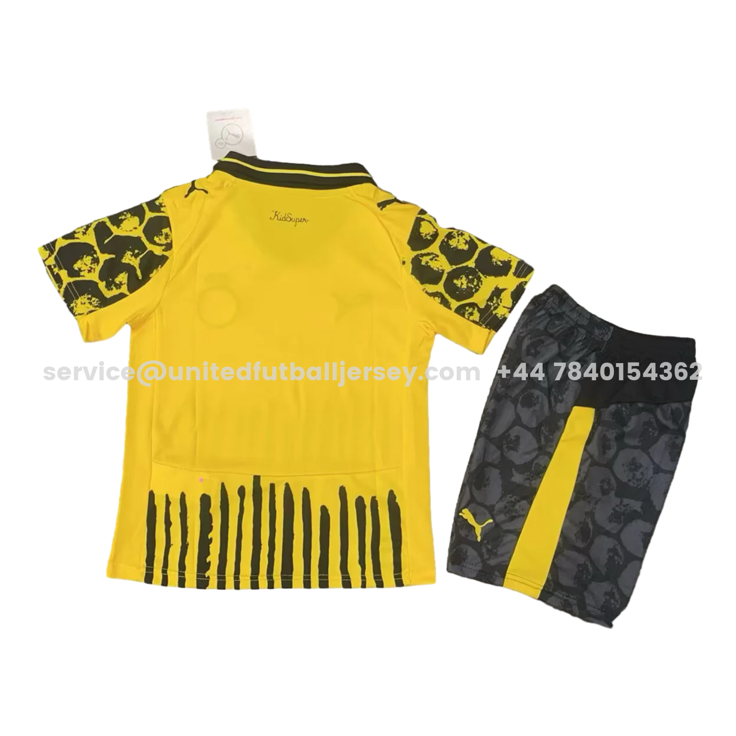unitedfutballjersey-Dortmund 2025 Club World Cup Home Kids Kit