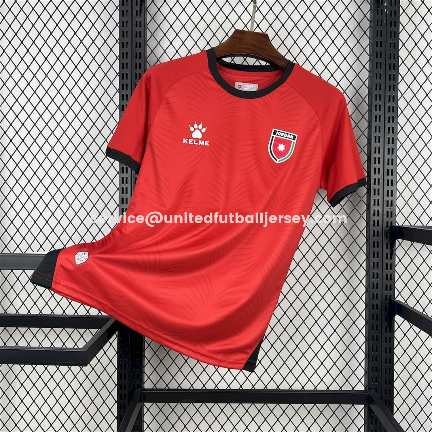 unitedfutballjersey-Jordan 2026 Away Red Jersey - Fans Version