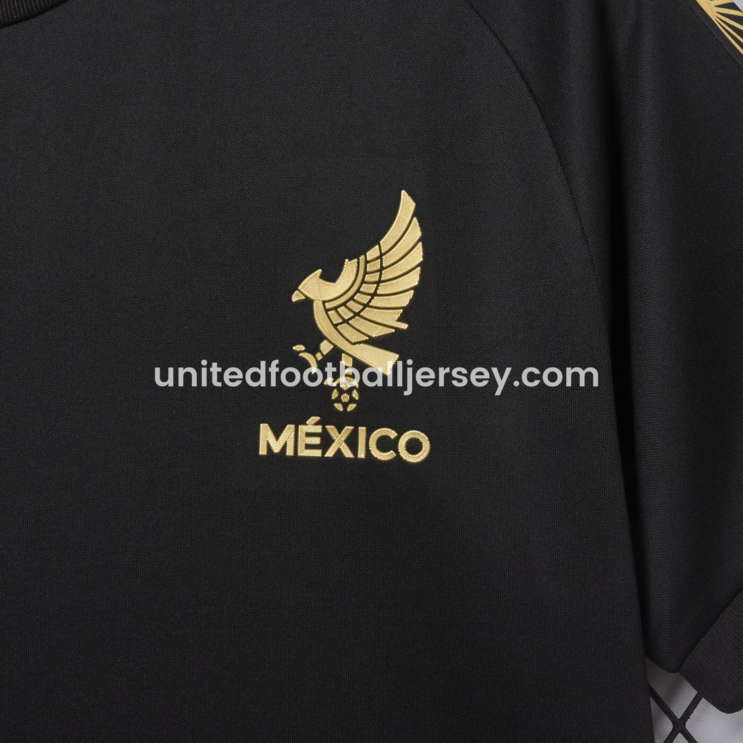 unitedfutballjersey-Mexico 2025 Gold Cup Black Training Special Jersey - Fans Version