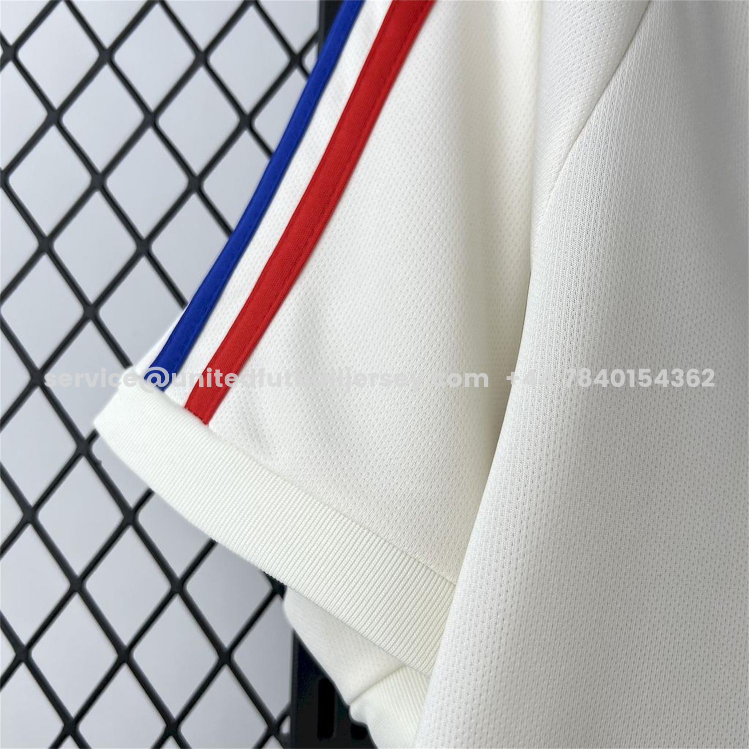 unitedfutballjersey-Lyon 25-26 75-Year Anniversary White Jersey - Fans Version