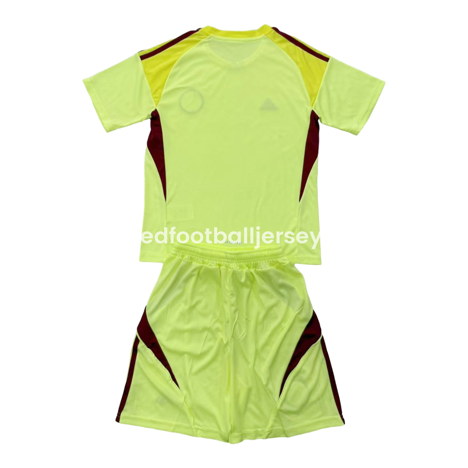 unitedfutballjersey-Celtic 25-26 Light Yellow Goalkeeper Kids Kit