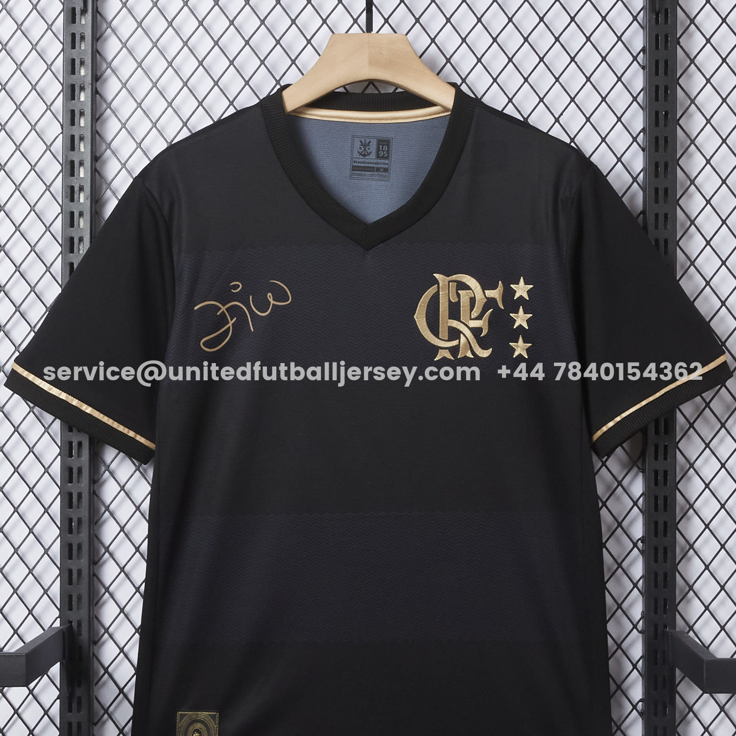 unitedfutballjersey-Flamengo 25-26 ZICO Commemorative Black Jersey - Fans Version