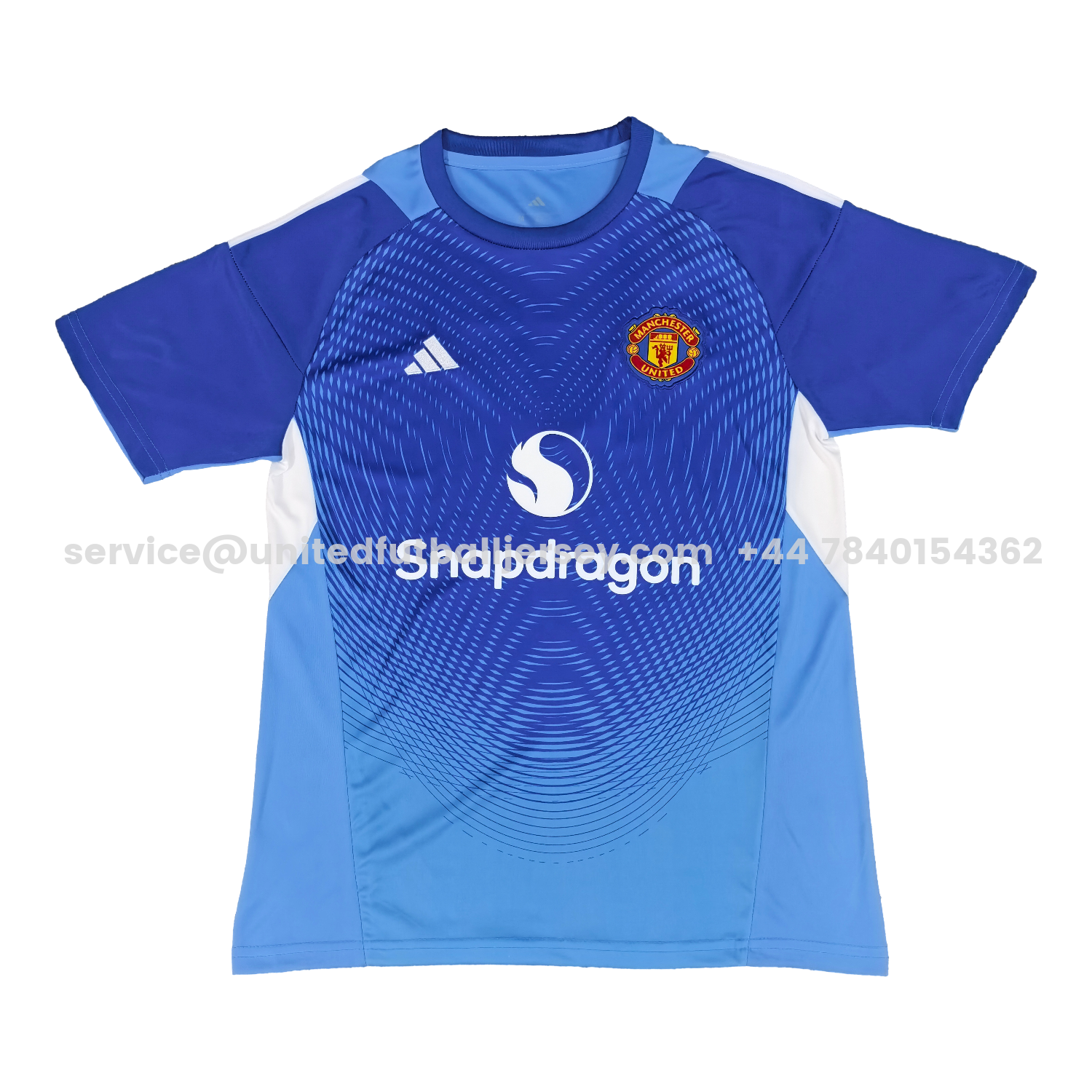 unitedfutballjersey-Manchester United 25-26 Blue Goalkeeper Jersey - Fans Version