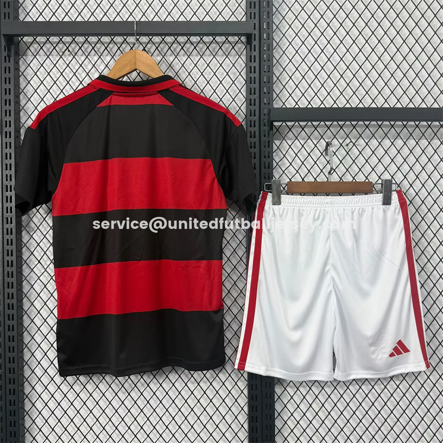 unitedfutballjersey-Flamengo 26-27 Home Unsponsored Kids Kit