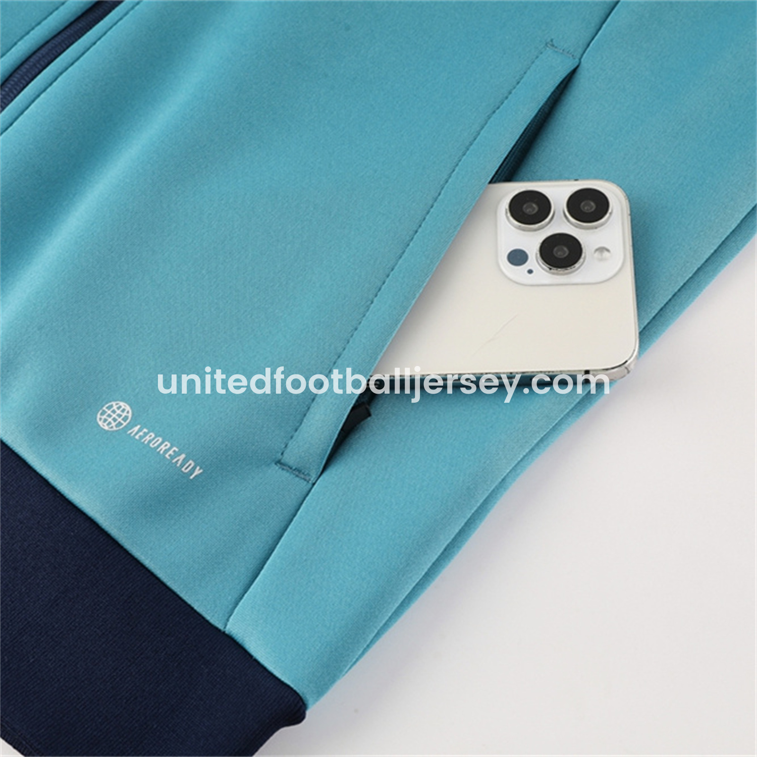 unitedfutballjersey-Ajax 24-25 Jacket Training Tracksuit - Royal Bule Jackets & Pants