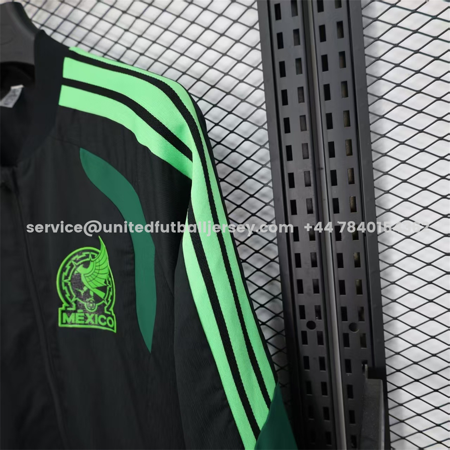 unitedfutballjersey-Mexico 25-26 Green And Black Windbreaker Jacket