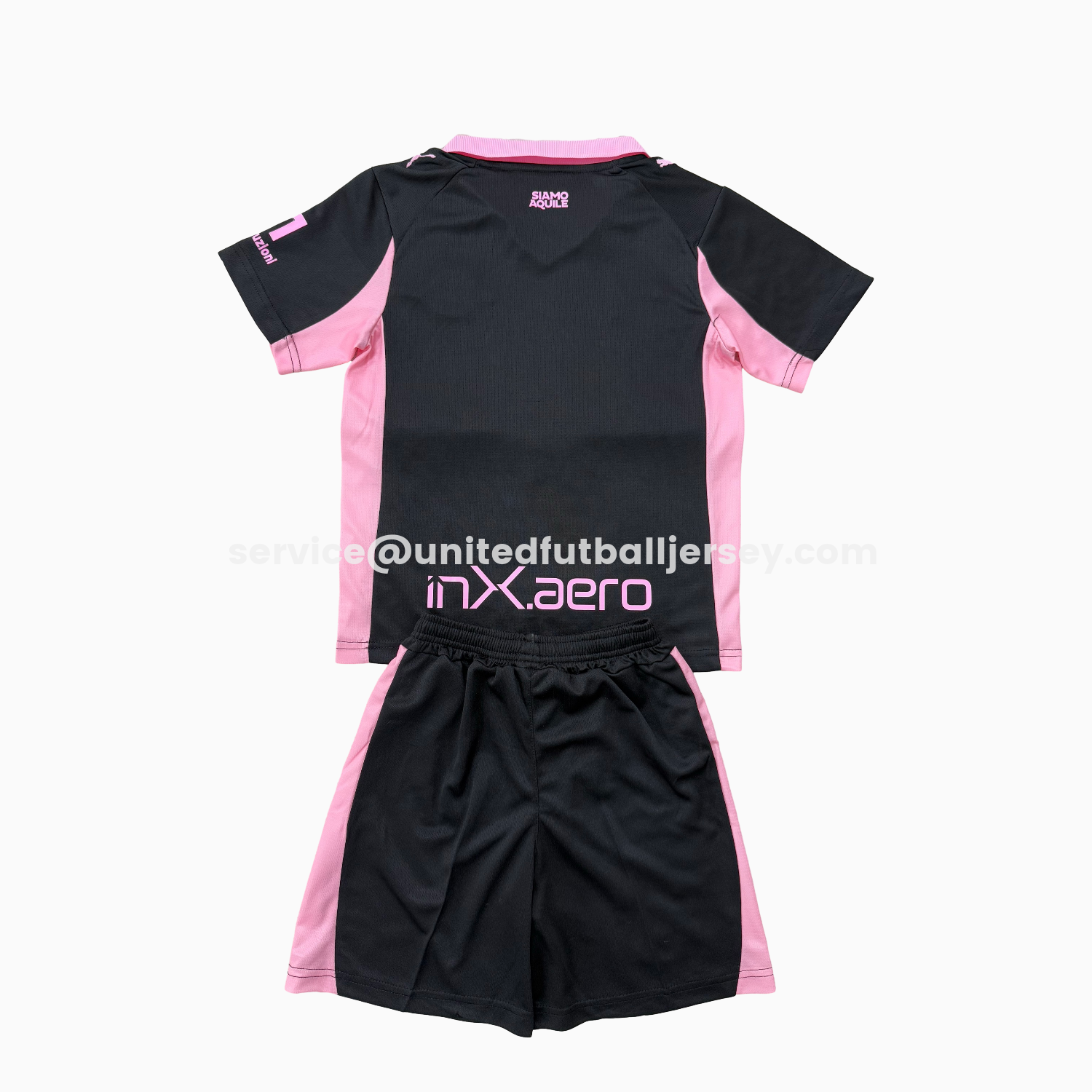 unitedfutballjersey-Palermo 25-26 Away Kids Kit