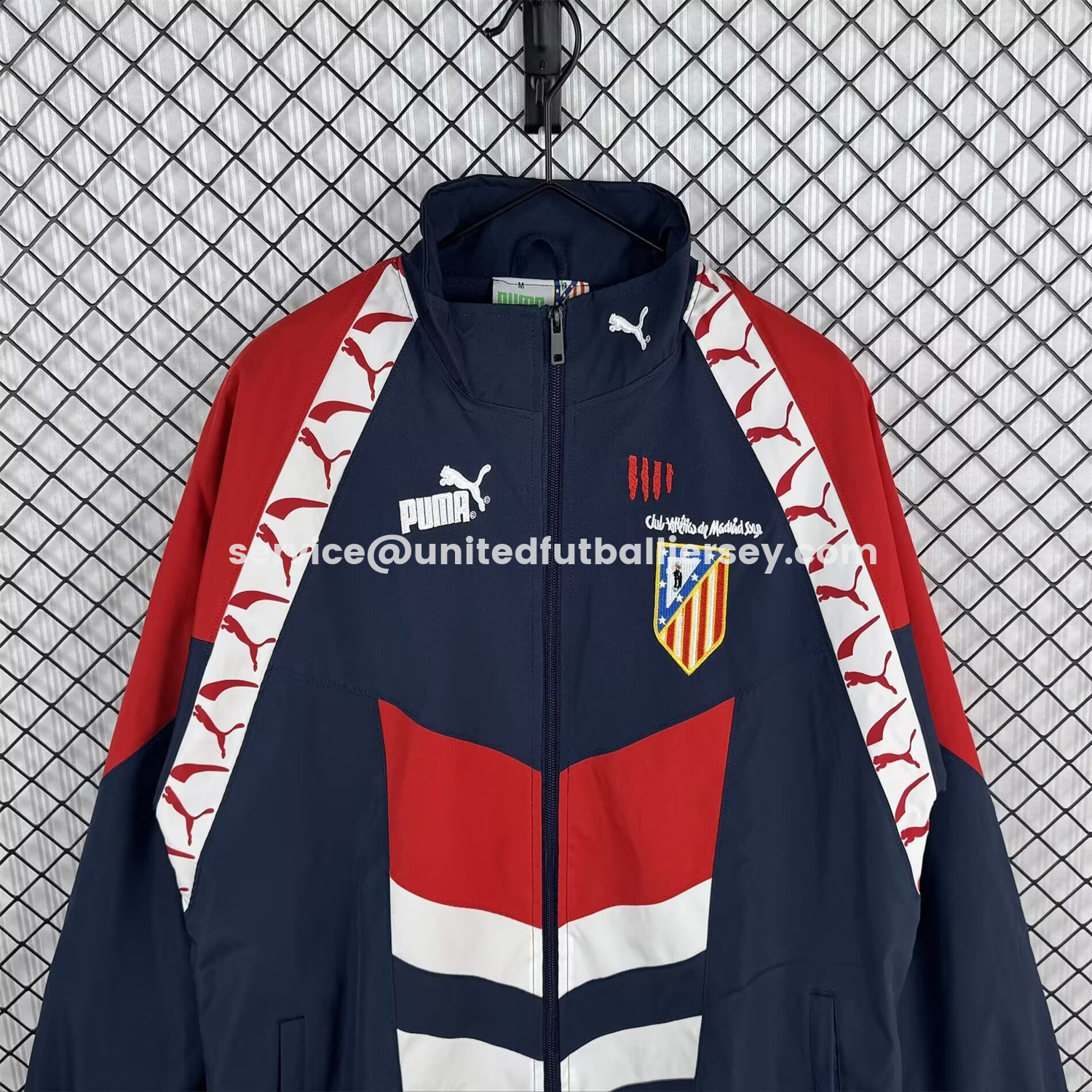 unitedfutballjersey-Atletico Madrid 25-26 Windbreaker Jacket - Black