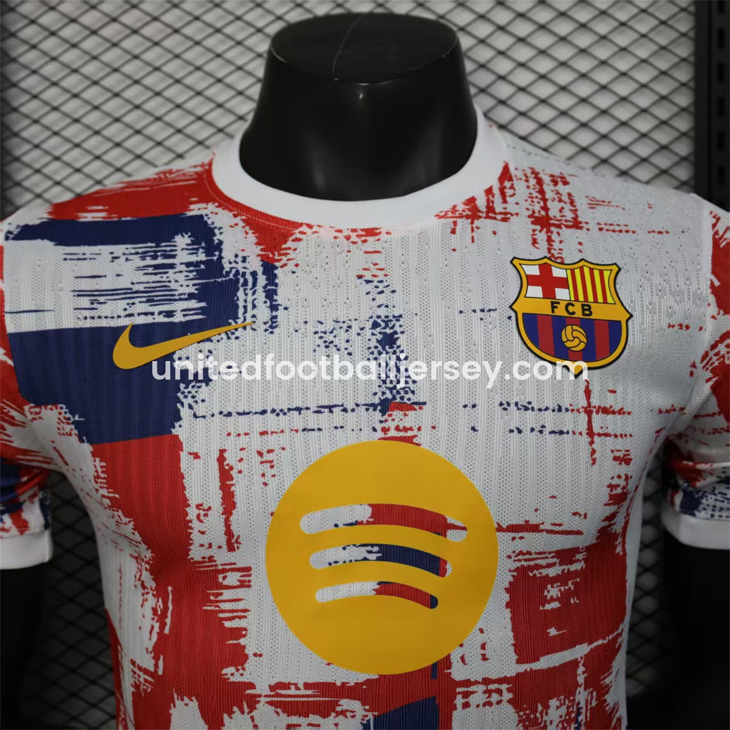 unitedfutballjersey-Barcelona 25-26 Red & Blue & White Special Edition Jersey - Player Version