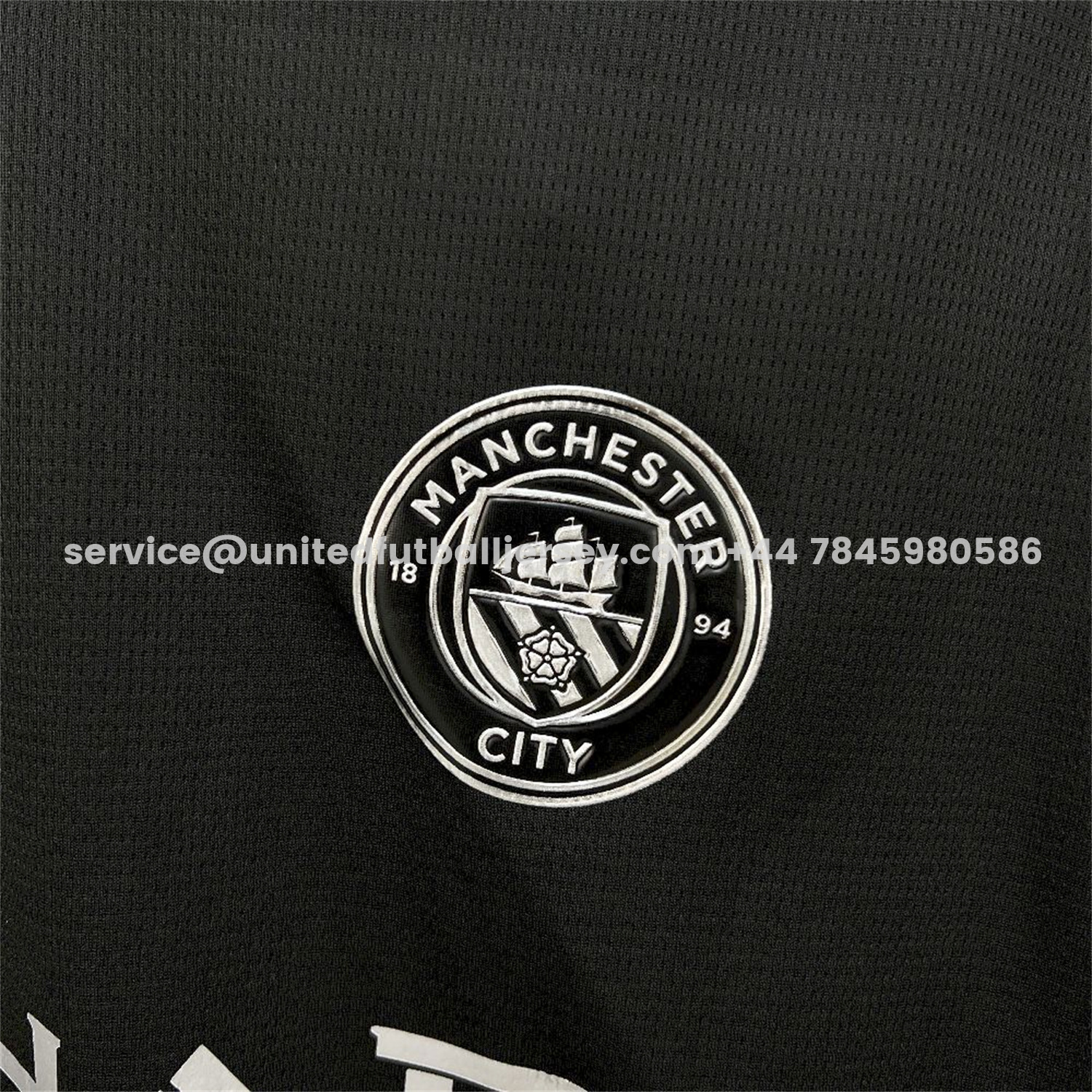 unitedfutballjersey-Manchester City 25-26 Away Long Sleeves Black Jersey - Fans Version