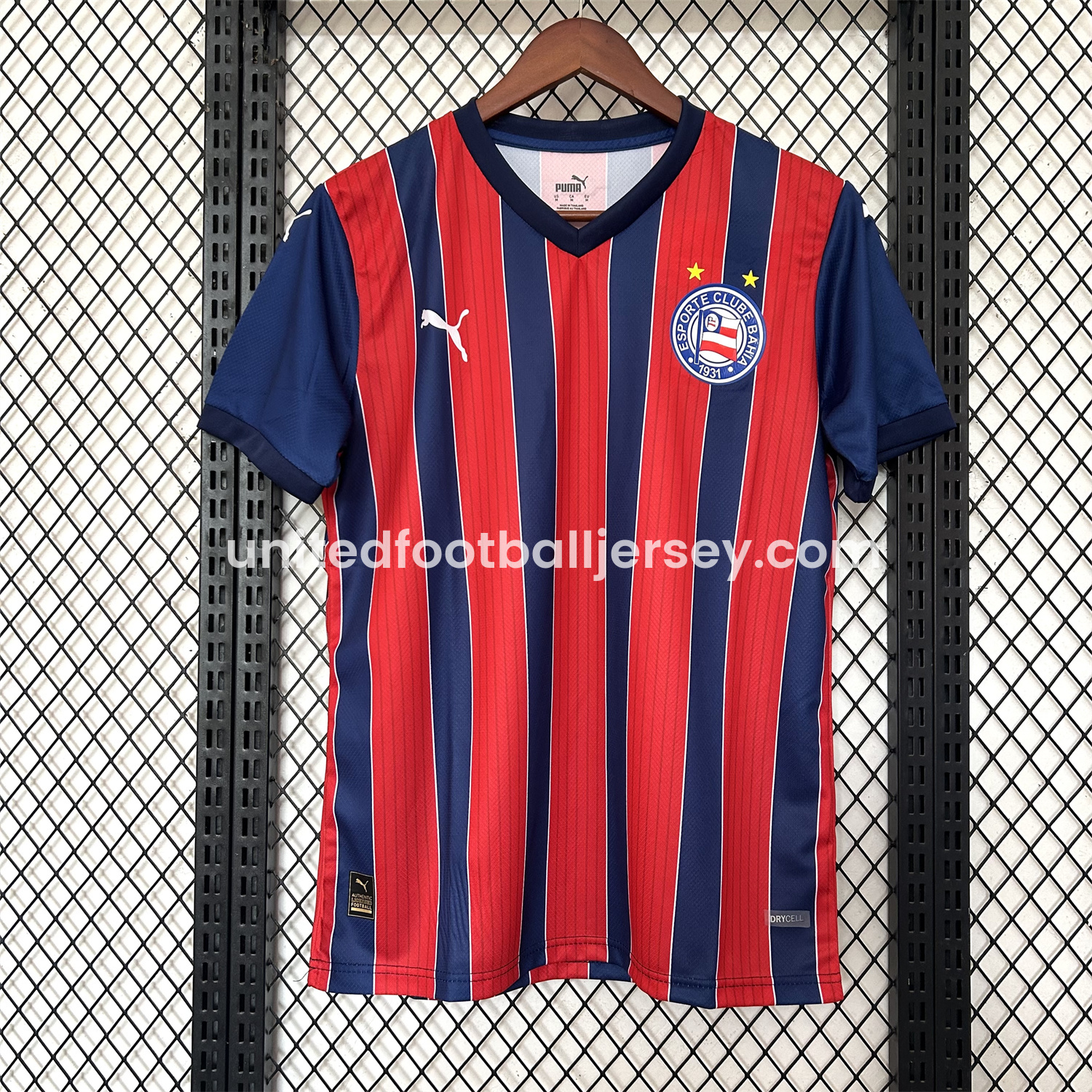 unitedfutballjersey-Bahia 25-26 Away Unsponsored Jersey - Fans Version