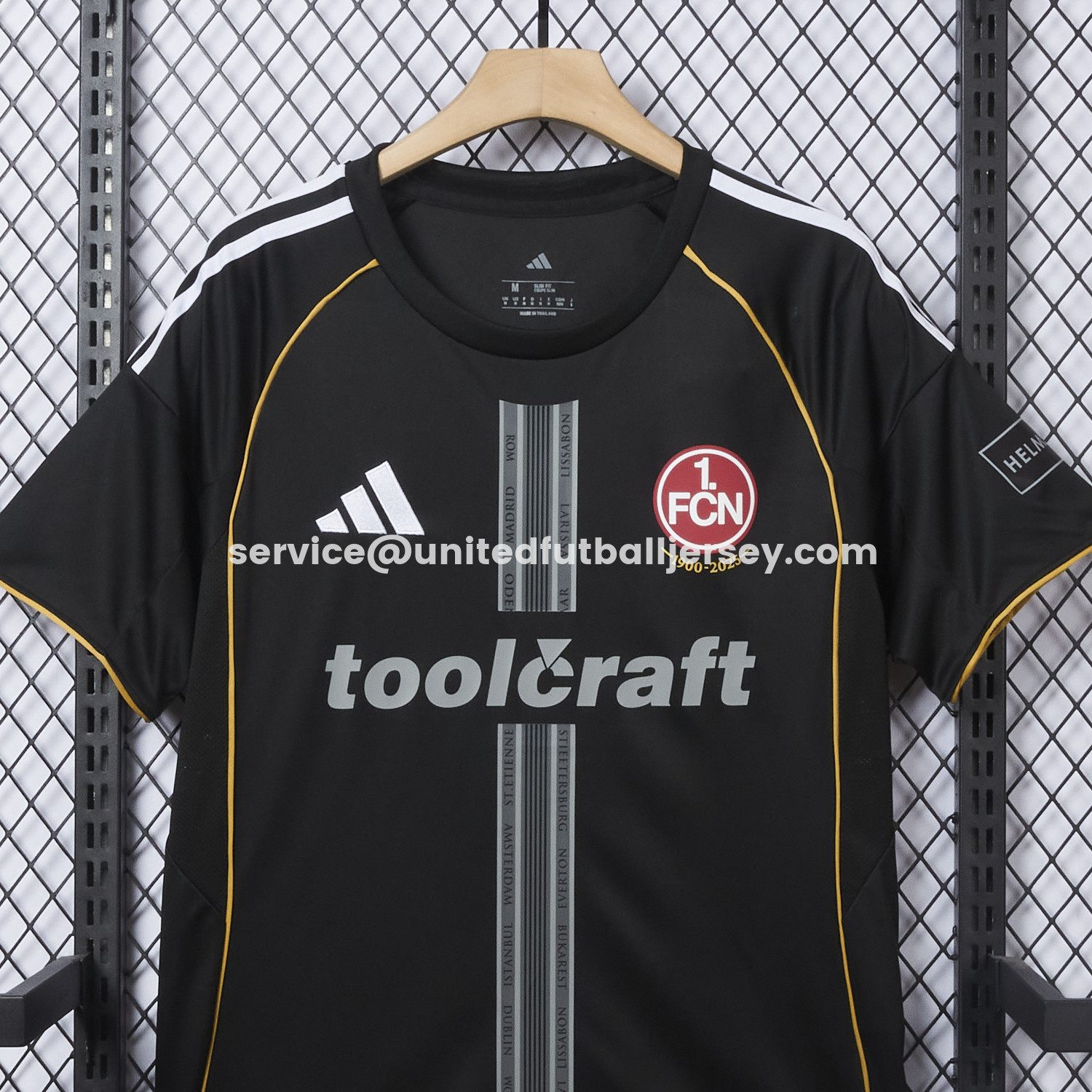 unitedfutballjersey-Nürnberg 25-26 Black 125-Year Anniversary Jersey - Fans Version