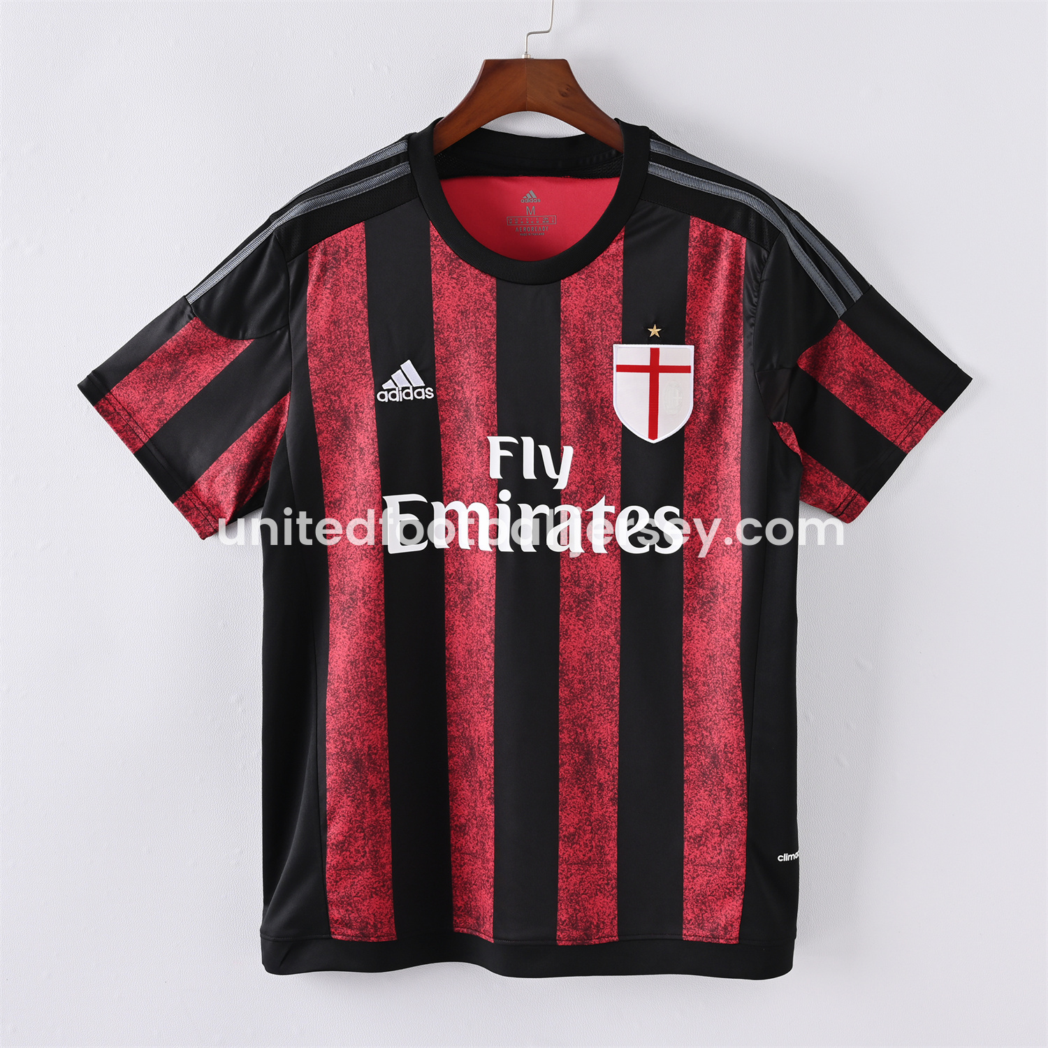 unitedfutballjersey-Retro AC Milan 2015-16 Home Jersey
