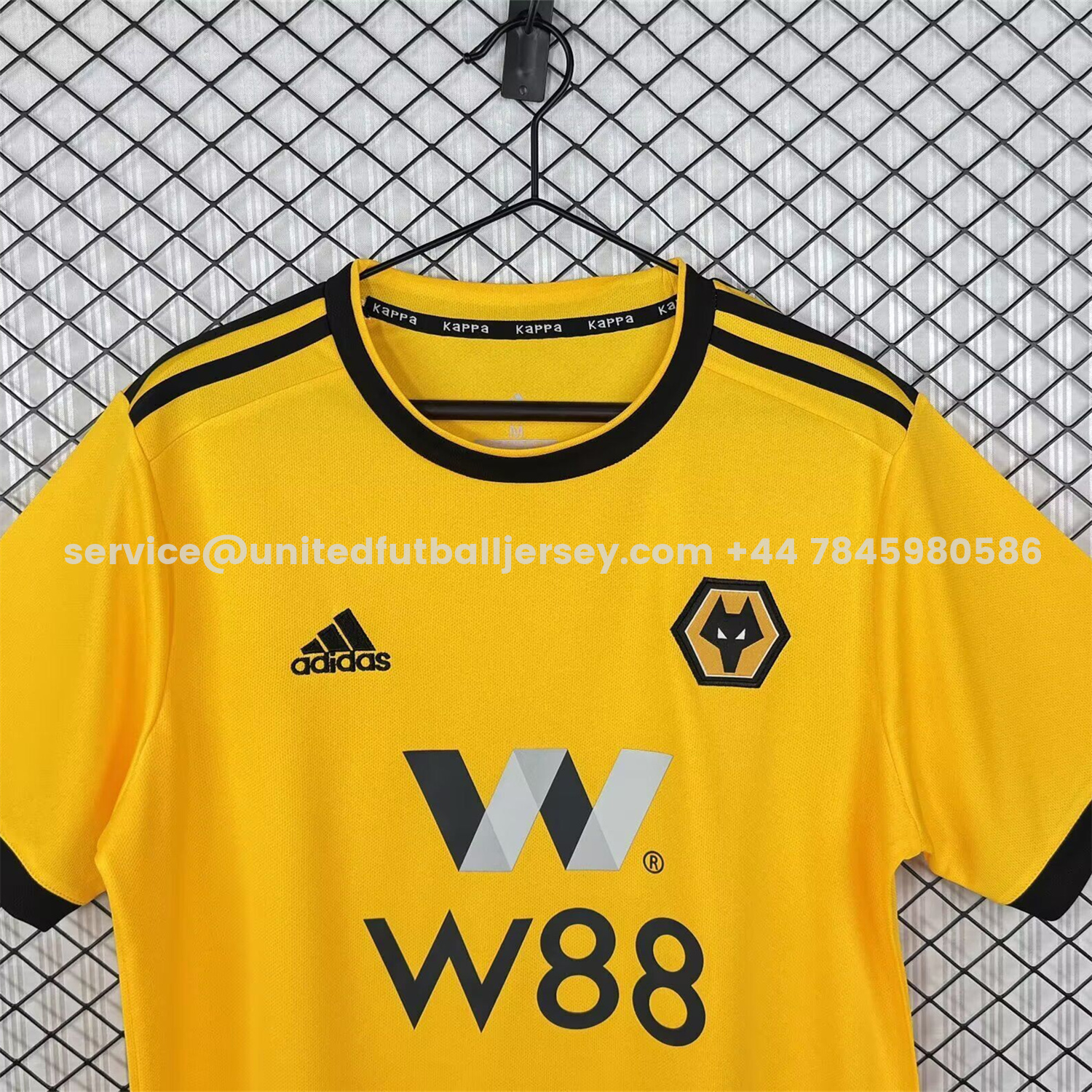 unitedfutballjersey-Retro Wolverhampton Wanderers Wolves 2018-19 Home Jersey