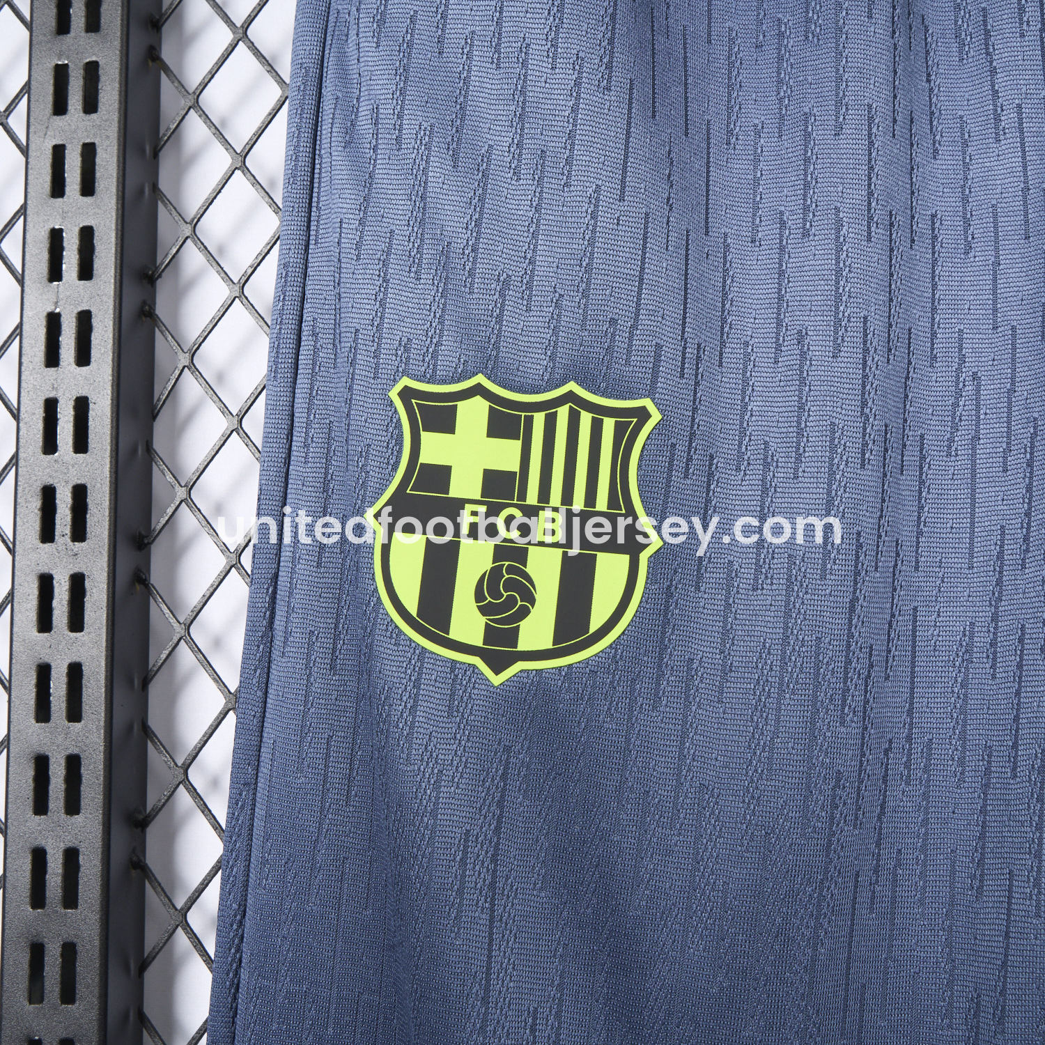 unitedfutballjersey-Barcelona 25-26 Blue-Grey Training Pants - Player Version