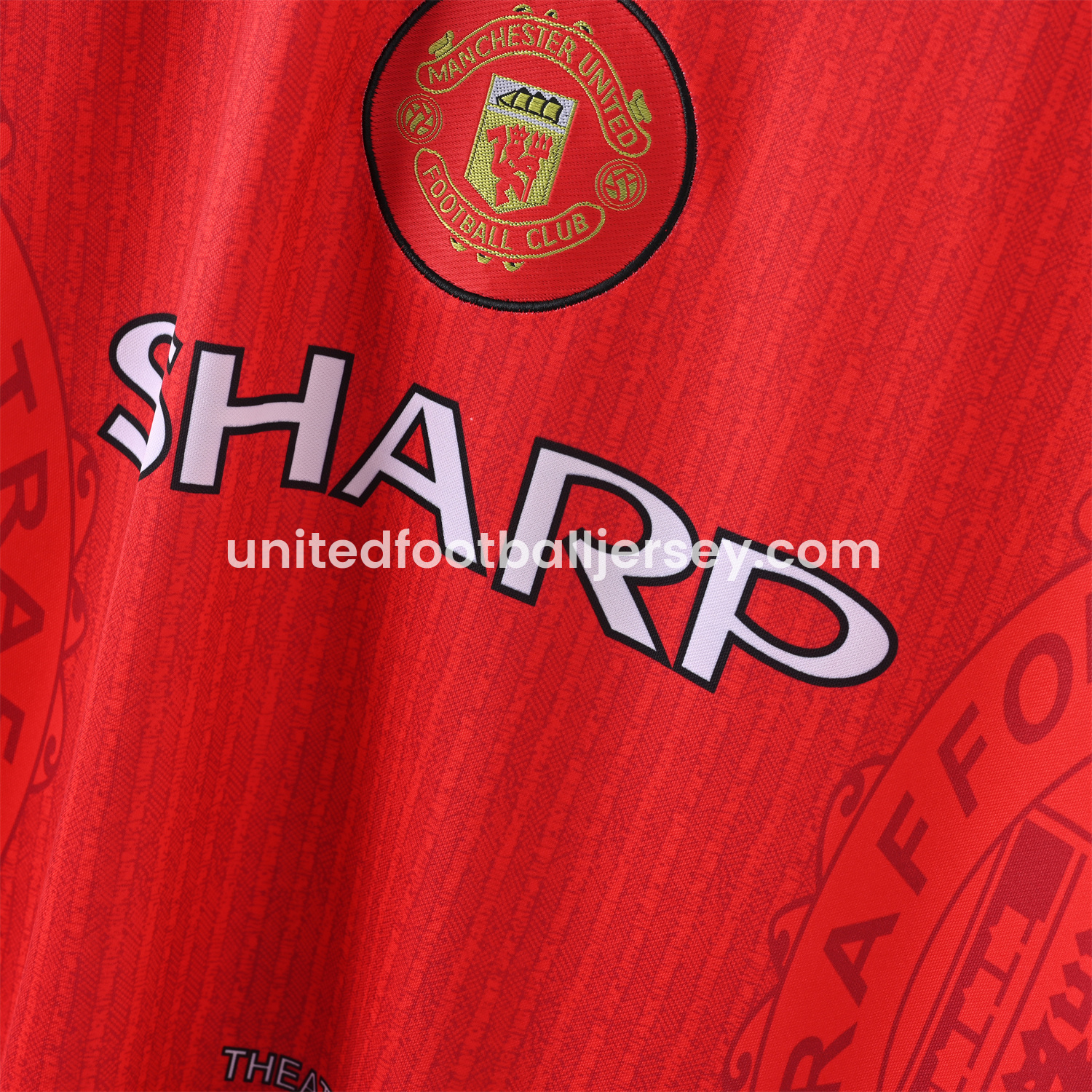 unitedfutballjersey-Retro Manchester United 96-97 Home Jersey