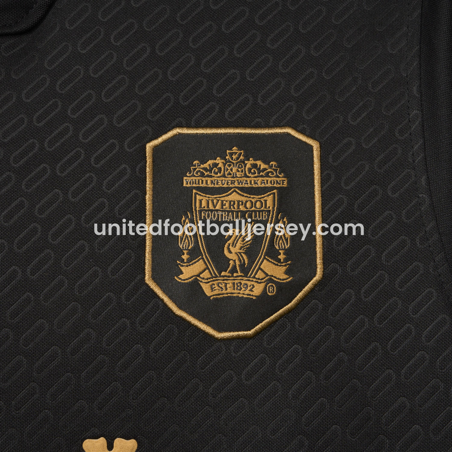 unitedfutballjersey-Liver.pool 25-26 Istanbul 2005 Anniversary Black Jersey - Fans Version