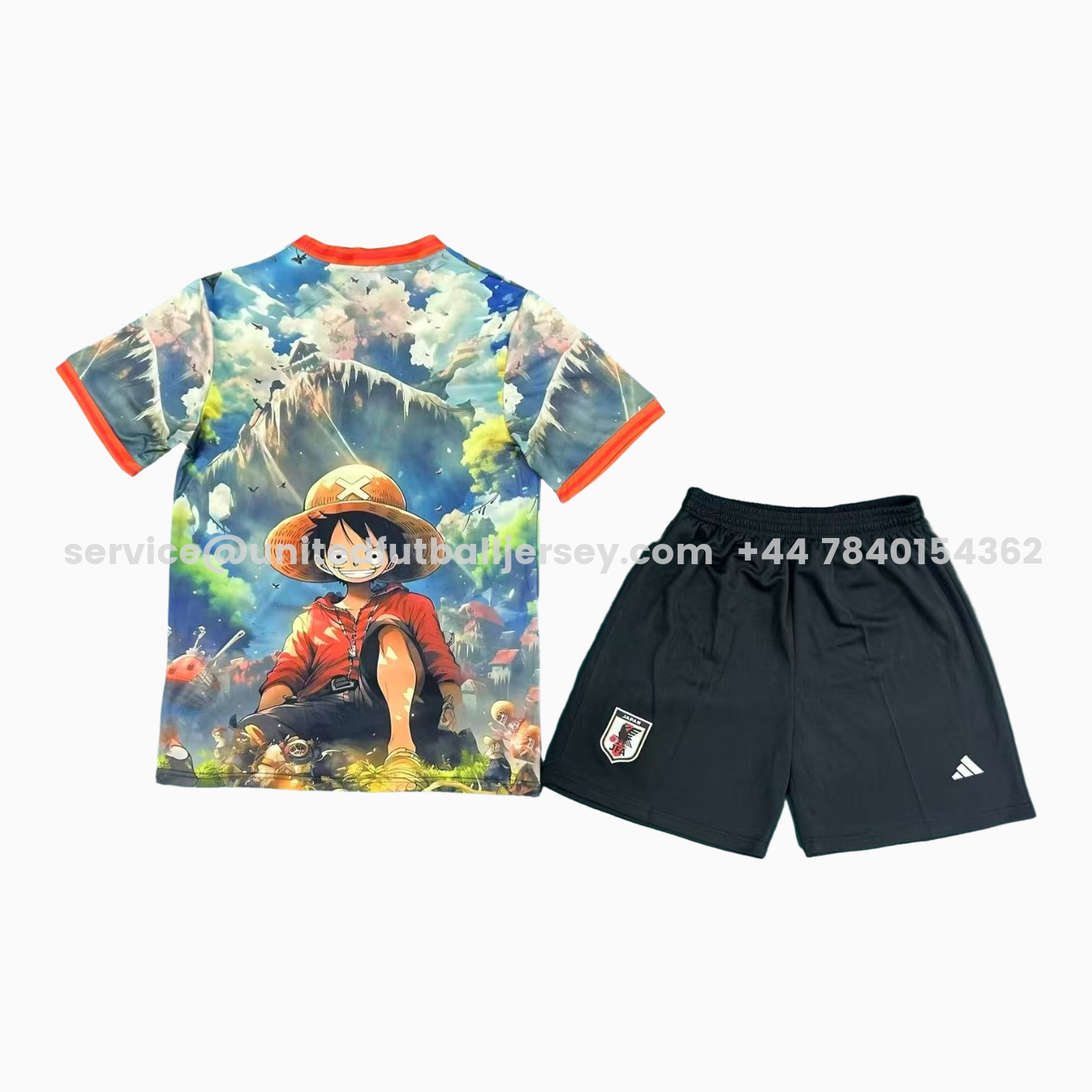 unitedfutballjersey-Japan 25-26 Luffy Childhood Special Men's Adult Jersey Set - Fans Version