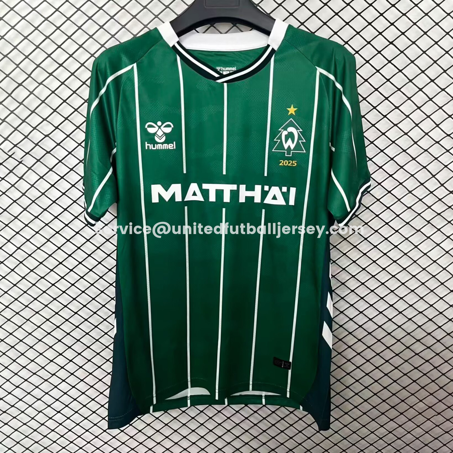 unitedfutballjersey-Werder Bremen 25-26 Home Christmas Jersey - Fans Version