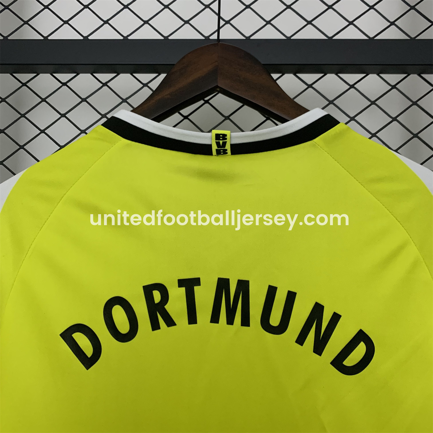 unitedfutballjersey-Retro Dortmund 1995-96 Home Jersey