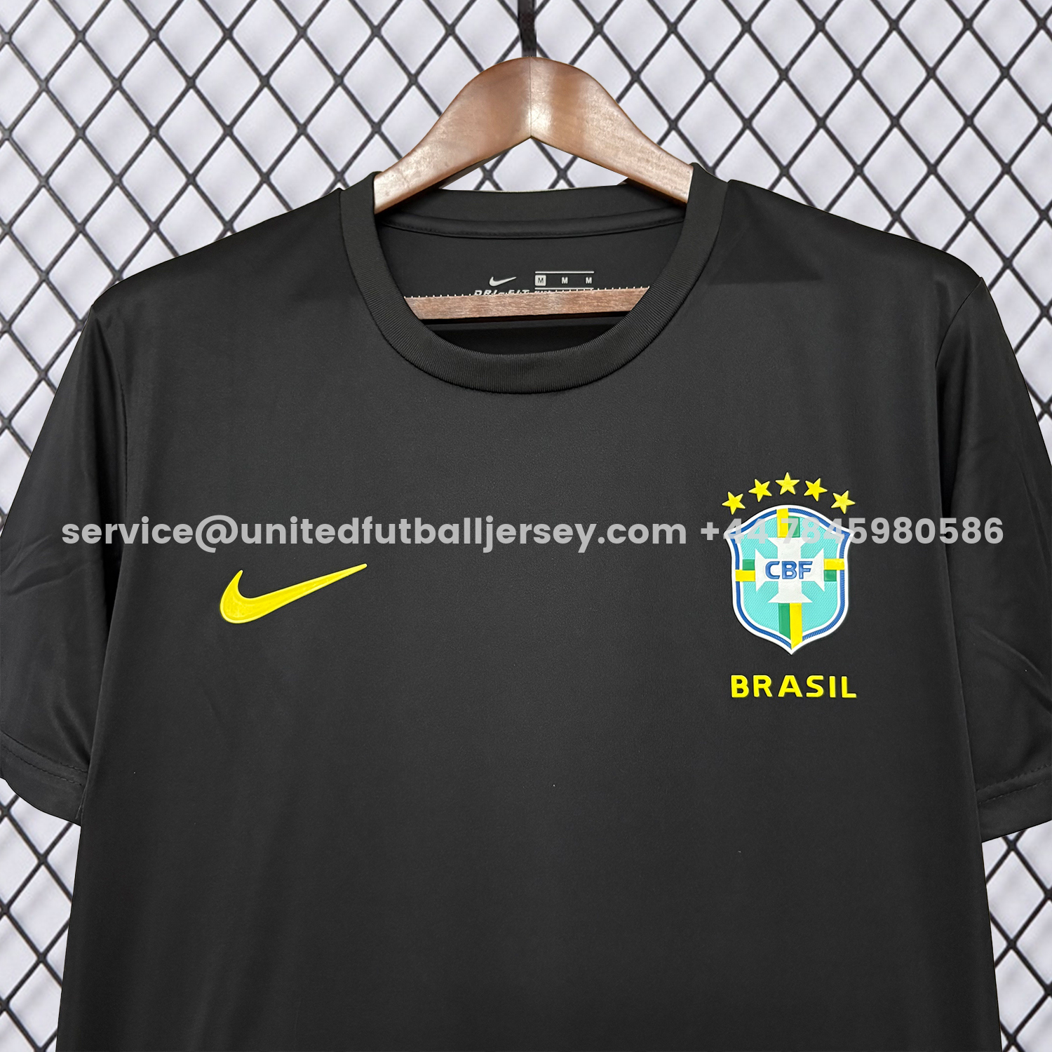 unitedfutballjersey-Brazil 2026 Pure Black Training Jersey - Fans Version