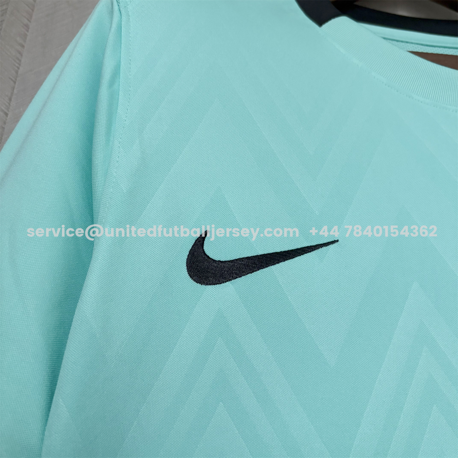 unitedfutballjersey-Sporting CP 25-26 Third Cyan Jersey - Fans Version