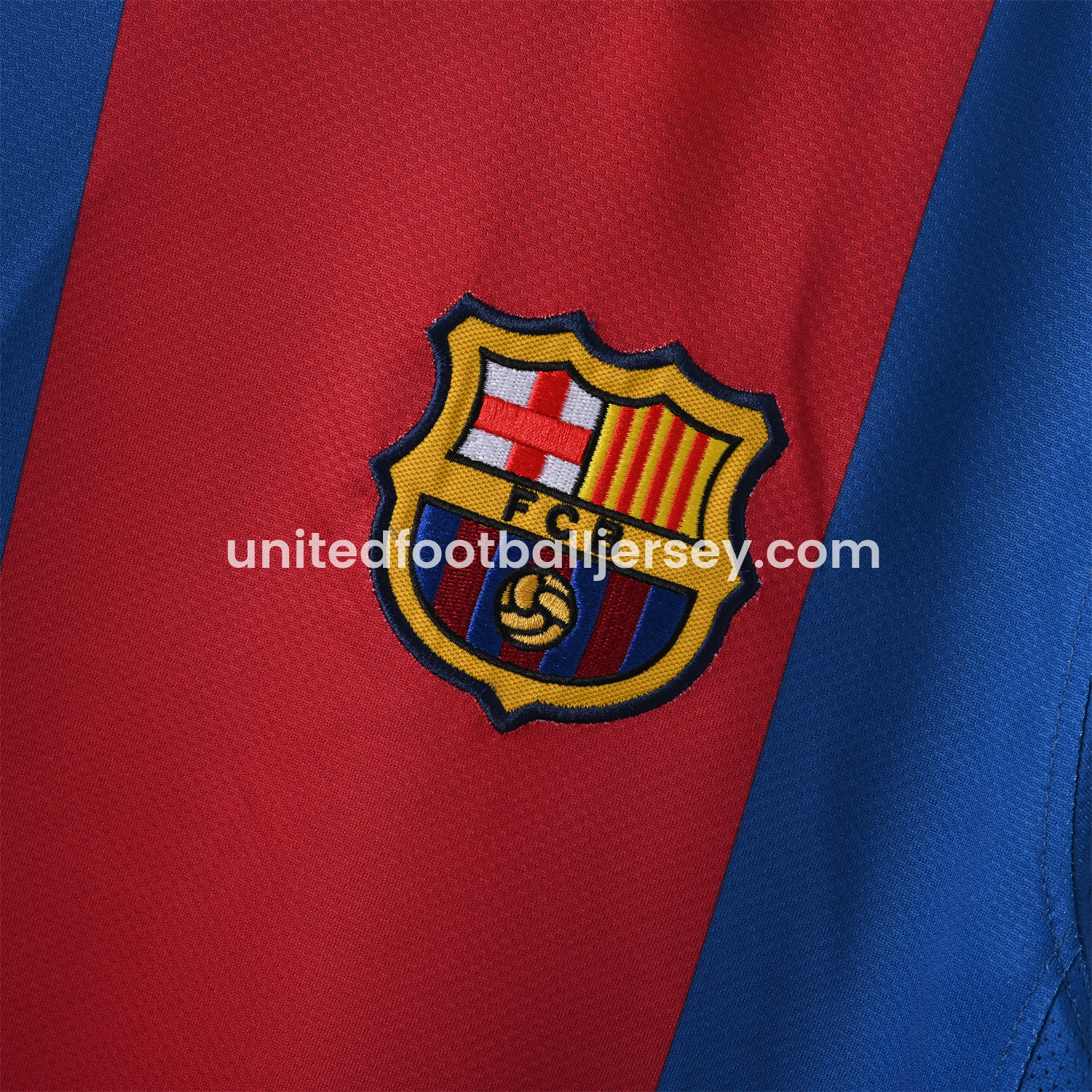 unitedfutballjersey-Retro Barcelona 06-07 Home Unsponsored Jersey