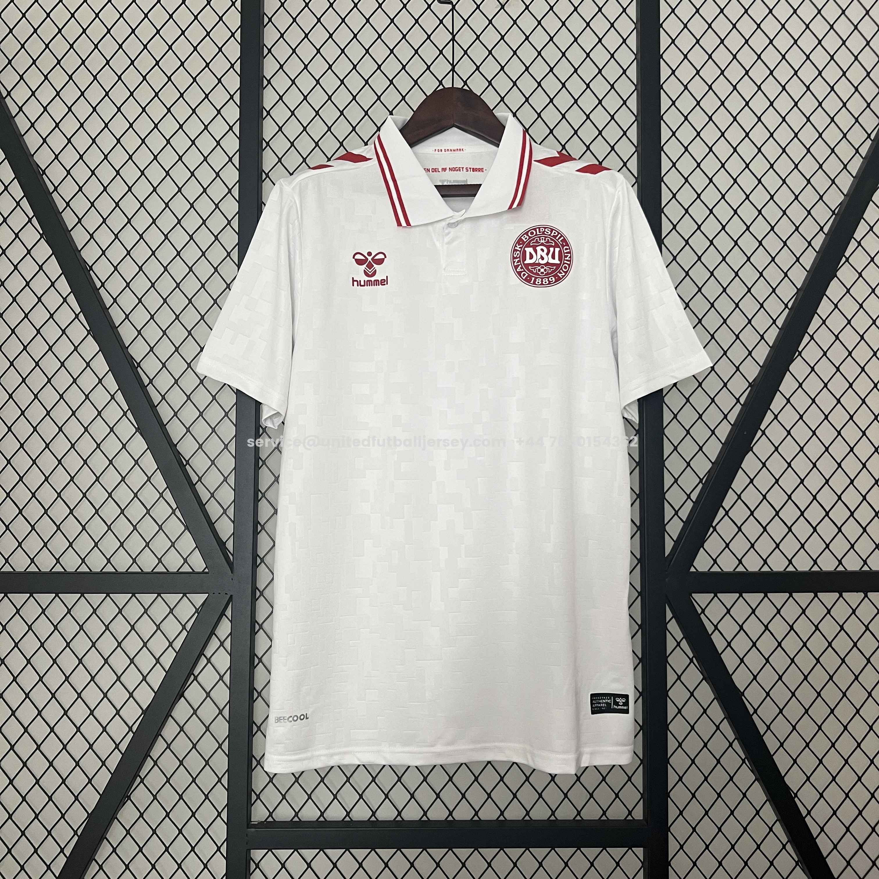 unitedfutballjersey-Denmark 2024 Away Stadium Jersey - Fans Version