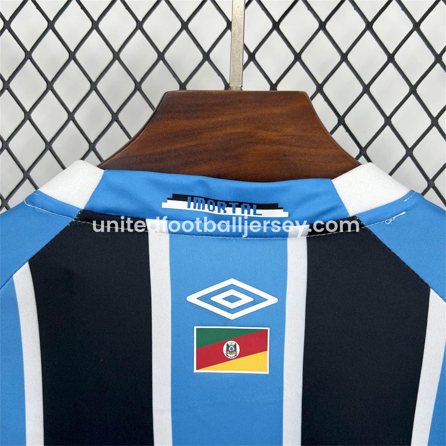 unitedfutballjersey-Gremio 25-26 Home Long Sleeves Jersey with Sponsor - Fans Version