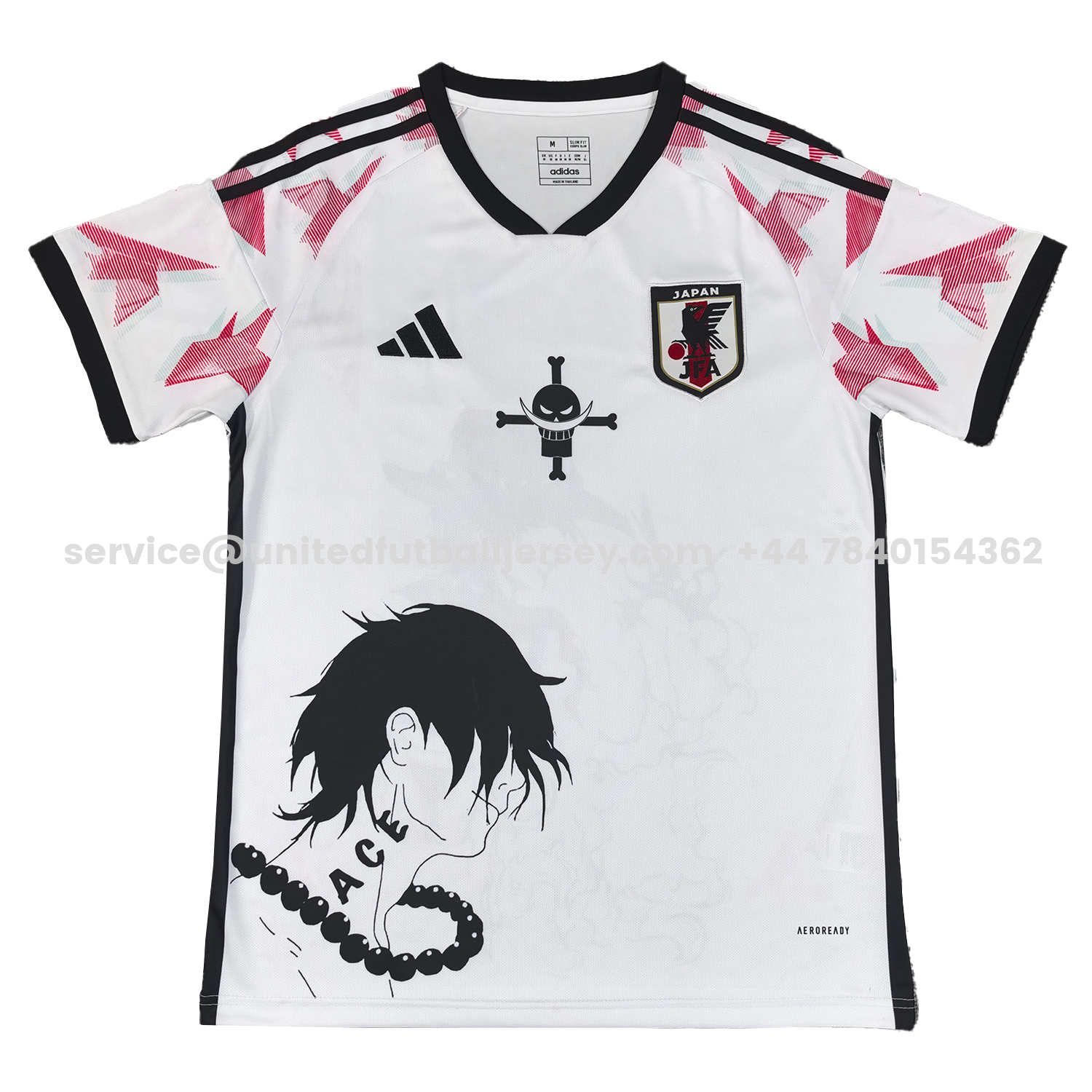unitedfutballjersey-Japan 25-26 Ace Silhouette White Jersey - Fans Version