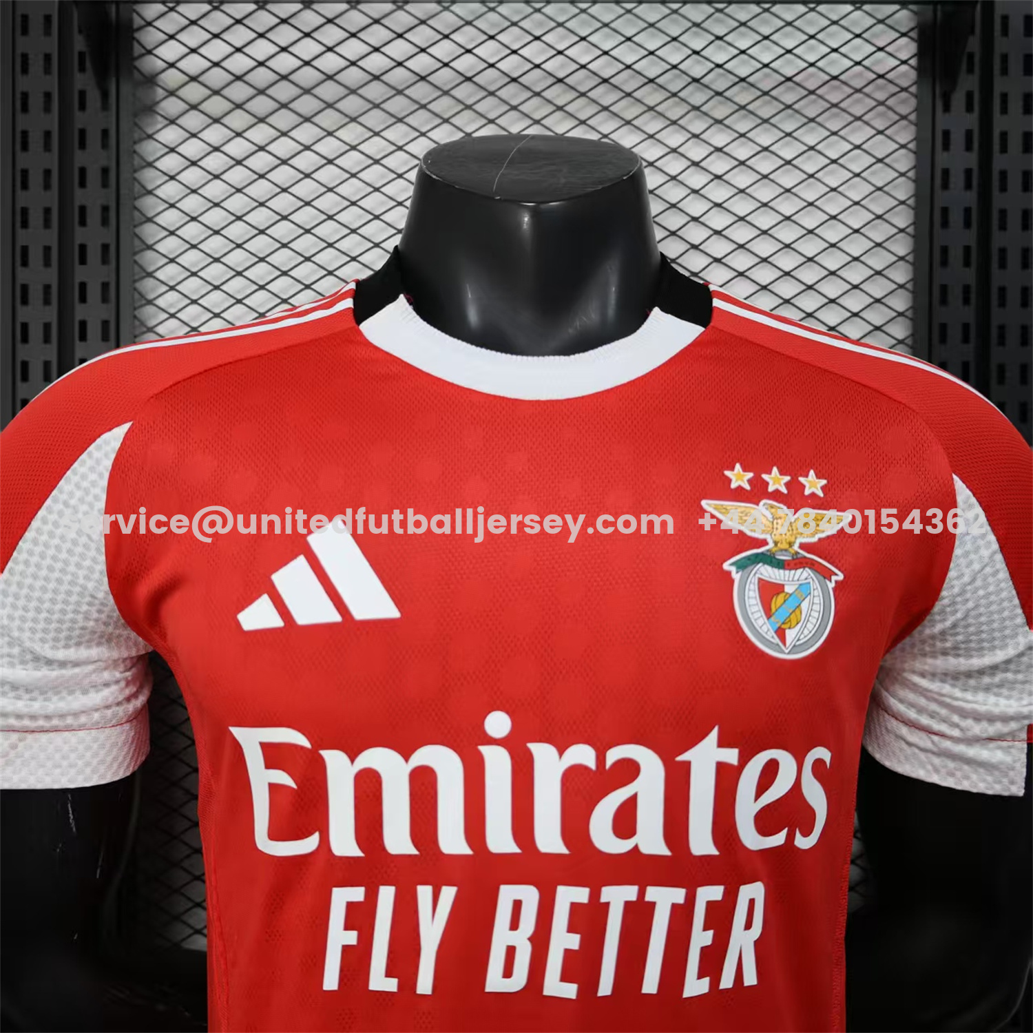 unitedfutballjersey-Benfica 25-26 Home Jersey - Player Version