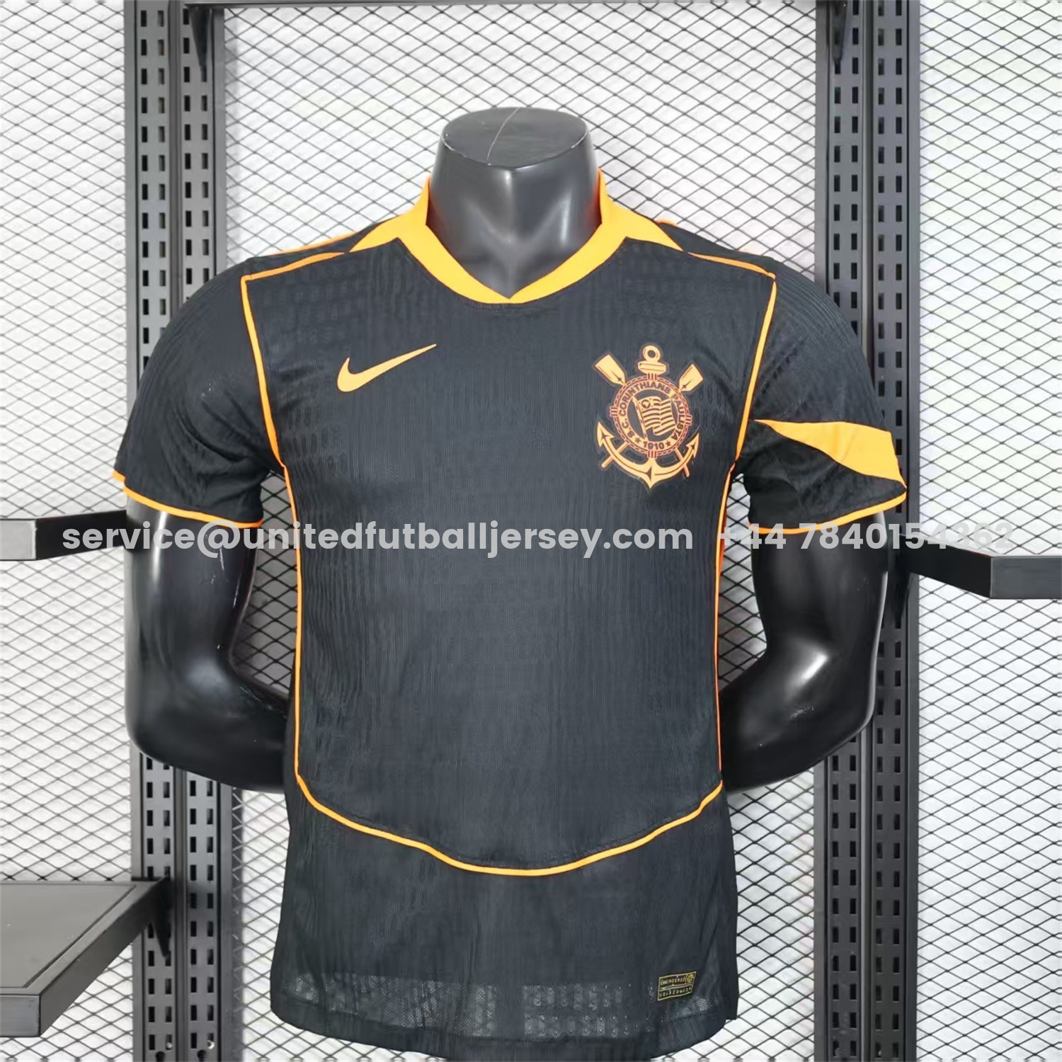 unitedfutballjersey-Corinthians 25-26 Third Black Jersey - Player Version