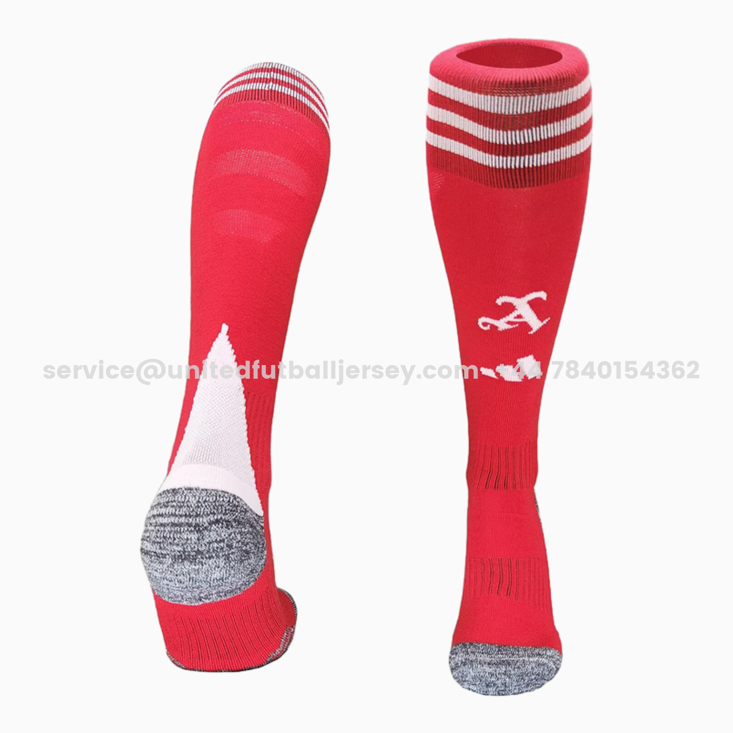 unitedfutballjersey-Arsenal 25-26 Home Socks - Red