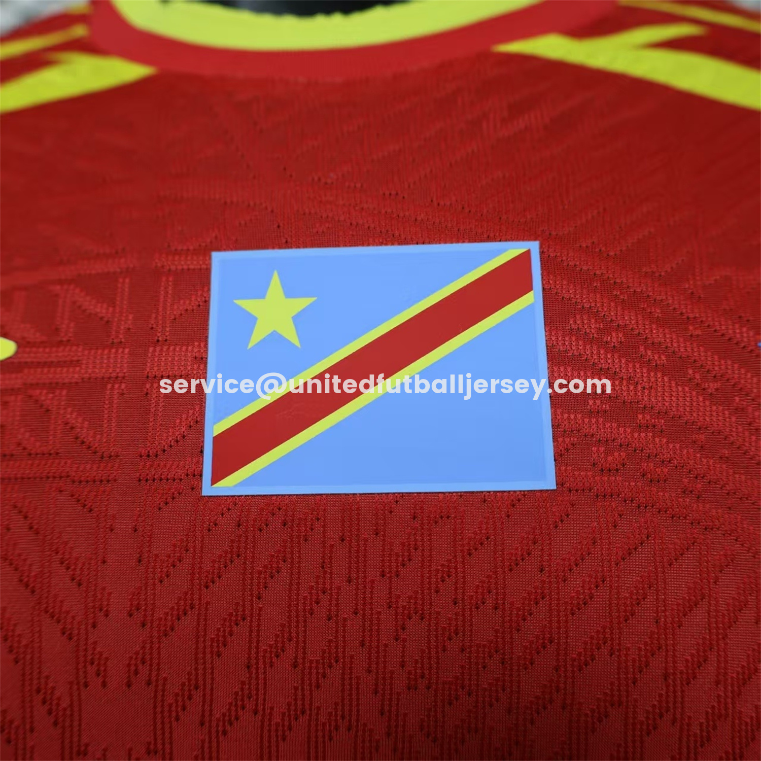 unitedfutballjersey-Congo 2026 Third Red Jersey - Player Version