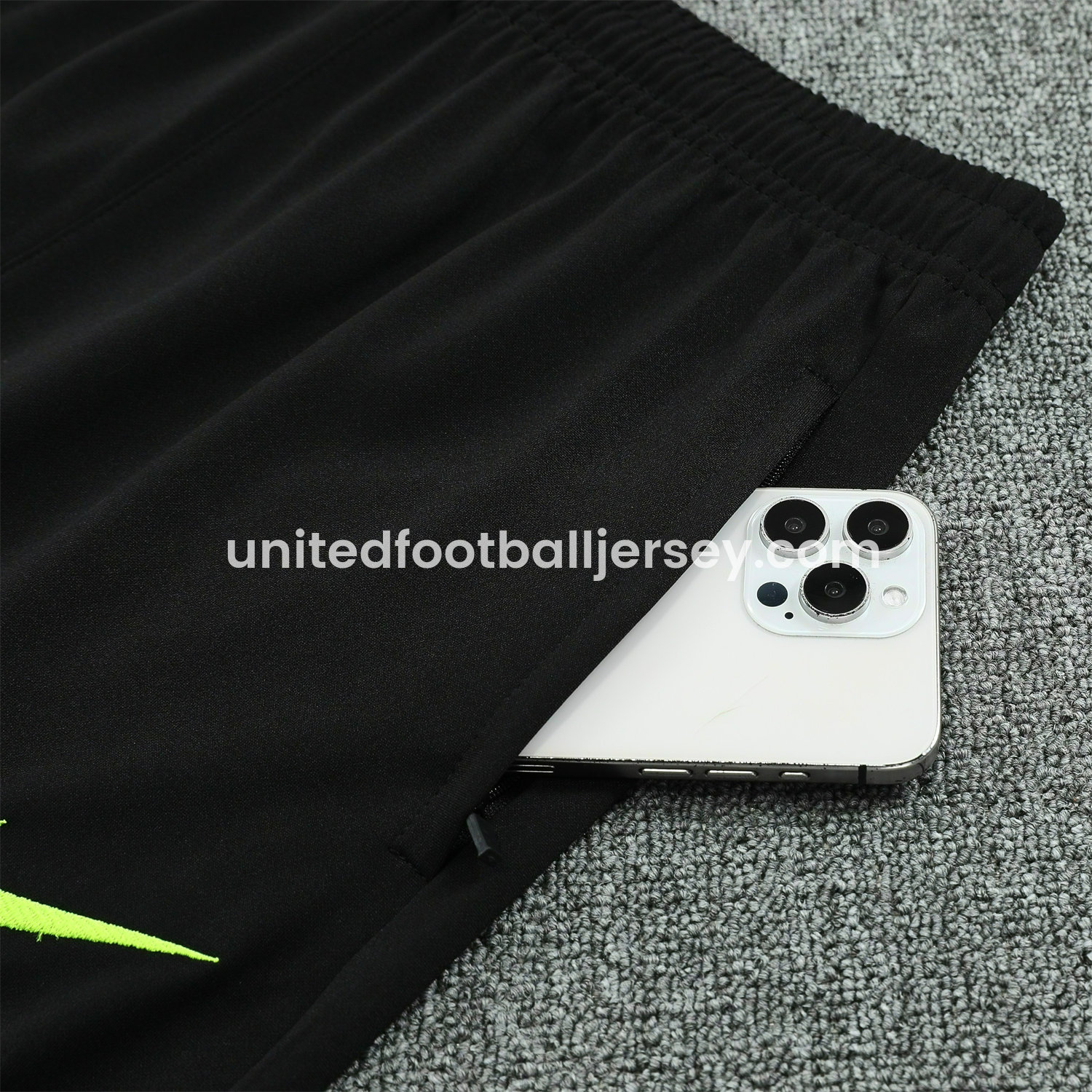 unitedfutballjersey-Barcelona 25-26 POLO Short-Sleeve Training Set - Blue Top and Black Pants