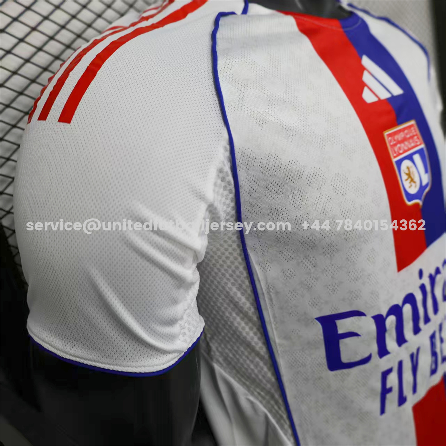 unitedfutballjersey-Olympique Lyonnais Lyon 25-26 Home White Jersey - Player Version