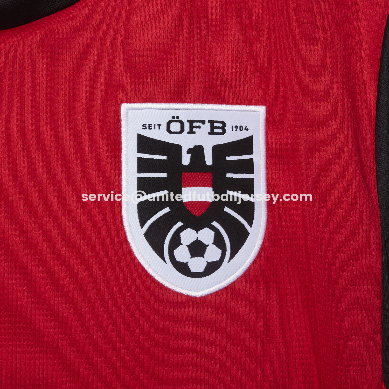 unitedfutballjersey-Austria 2026 Home Red Jersey - Fans Version
