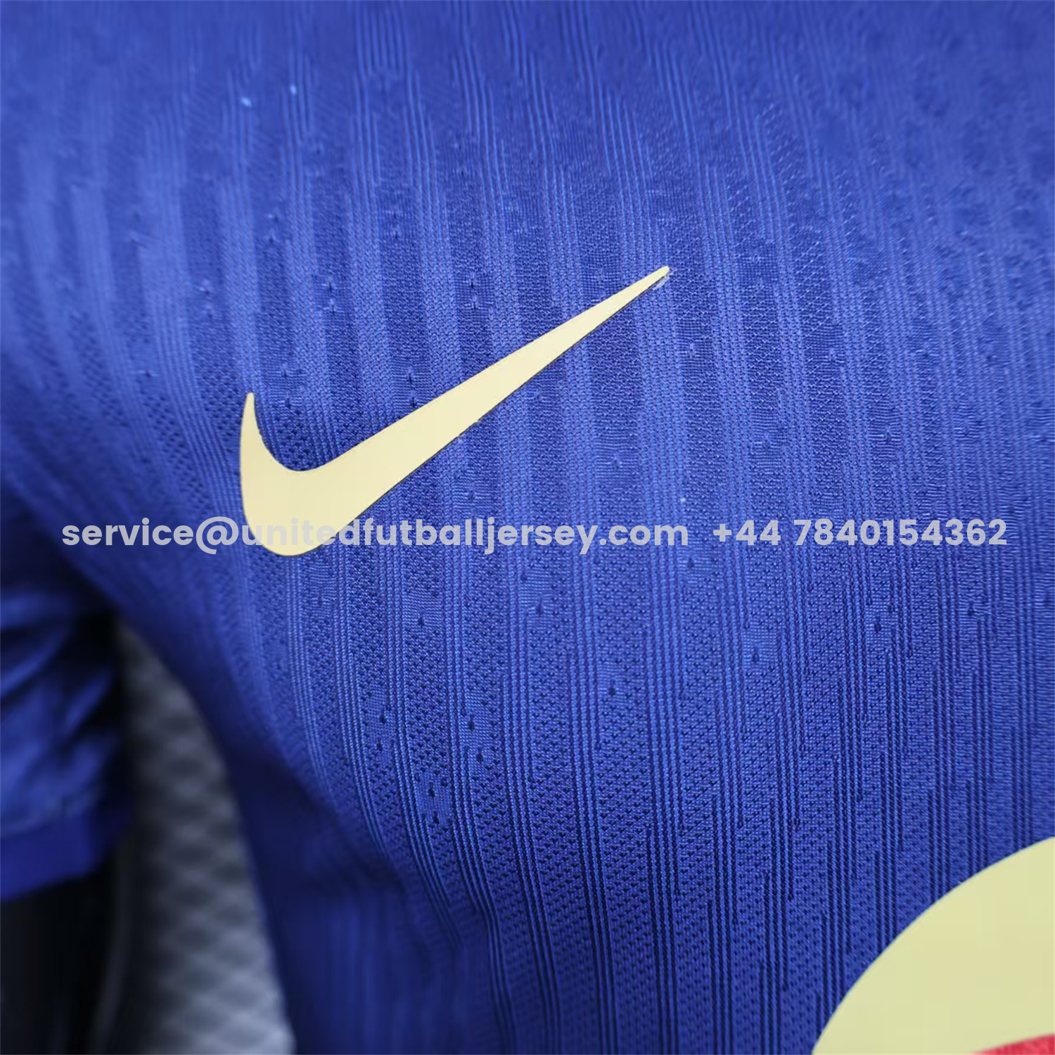 unitedfutballjersey-Barcelona 25-26 Red & Blue Guards Dark Blue Special Jersey - Player Version