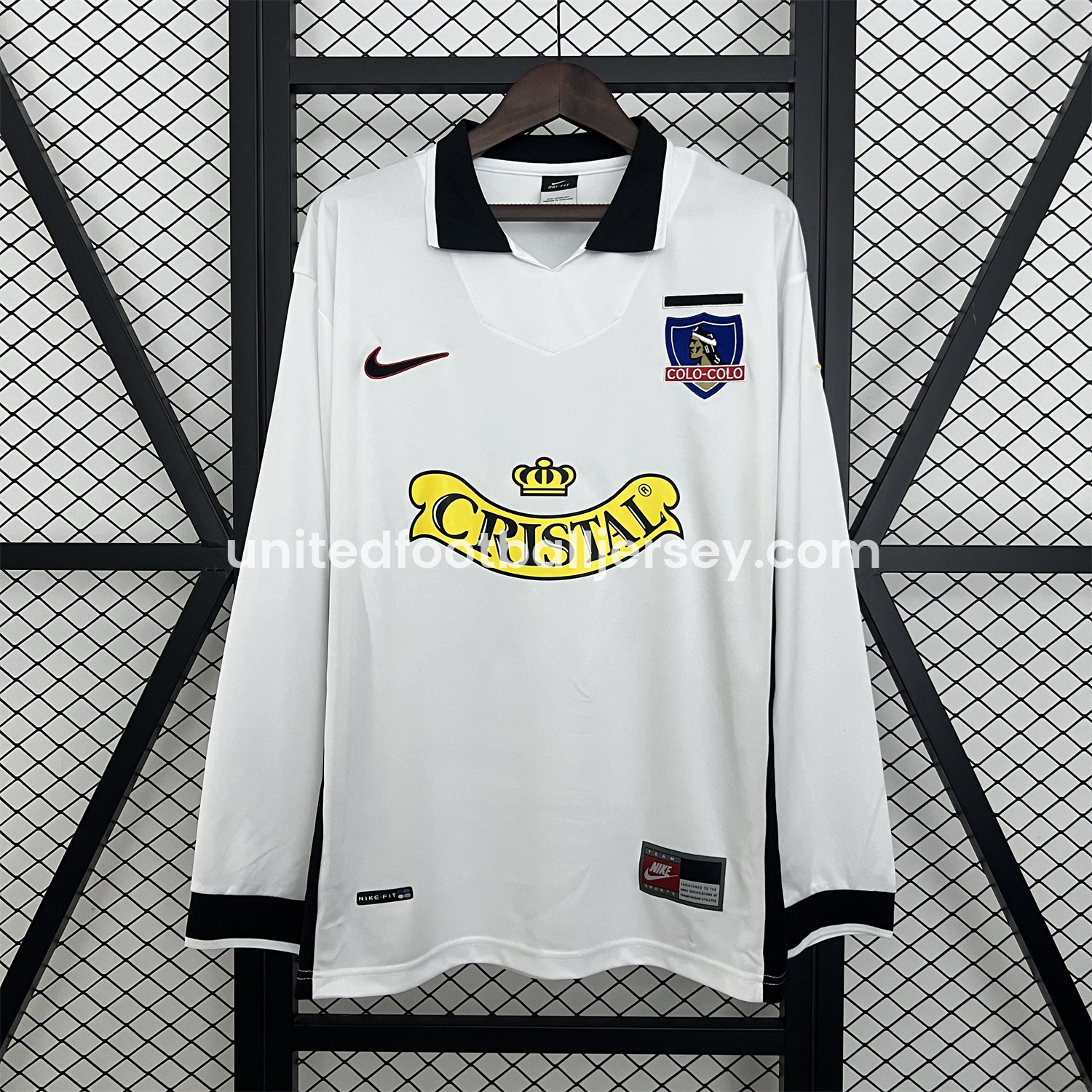 unitedfutballjersey-Retro Colo Colo 1998-99 Home Long Sleeves Jersey