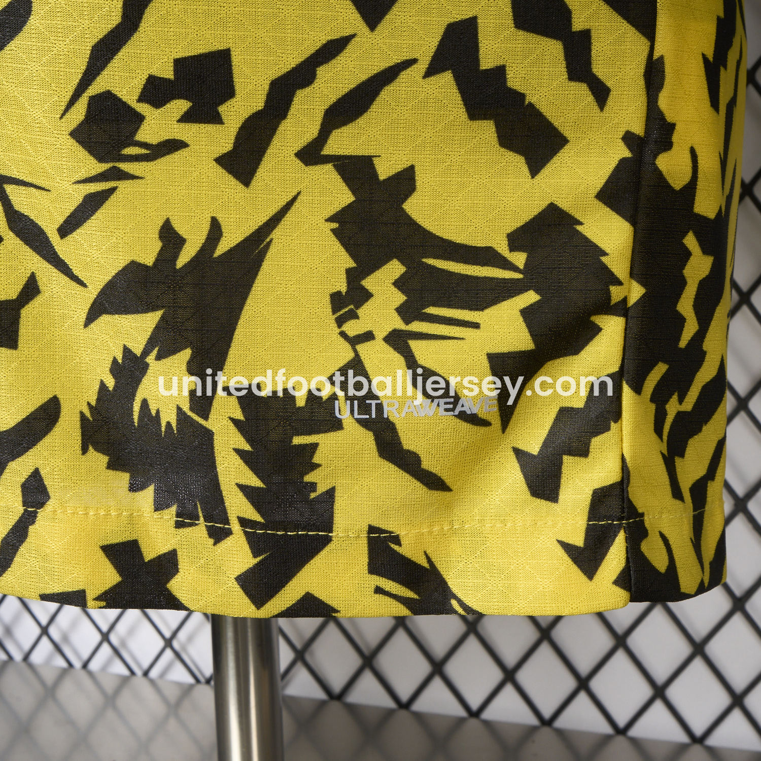unitedfutballjersey-Dortmund 25-26 Black Disordered Texture Yellow Special Jersey - Player Version
